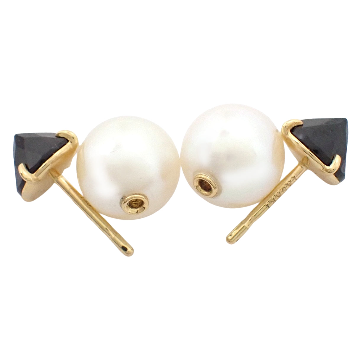 Refined Rebellion Akoya Pearl/Black Spinel Yellow Gold 18KYG