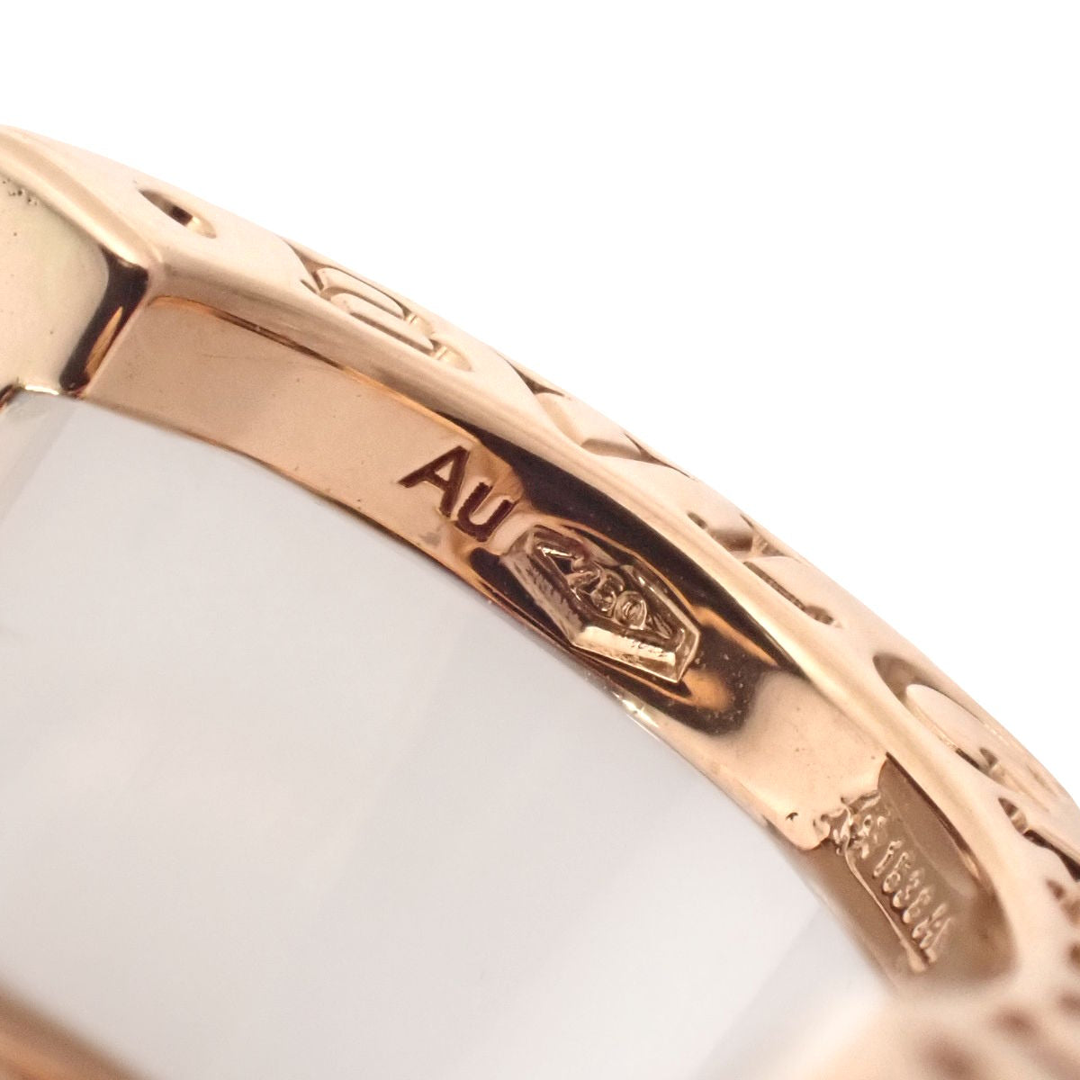 B.zero1 耳环 粉金 K18PG 白色陶瓷