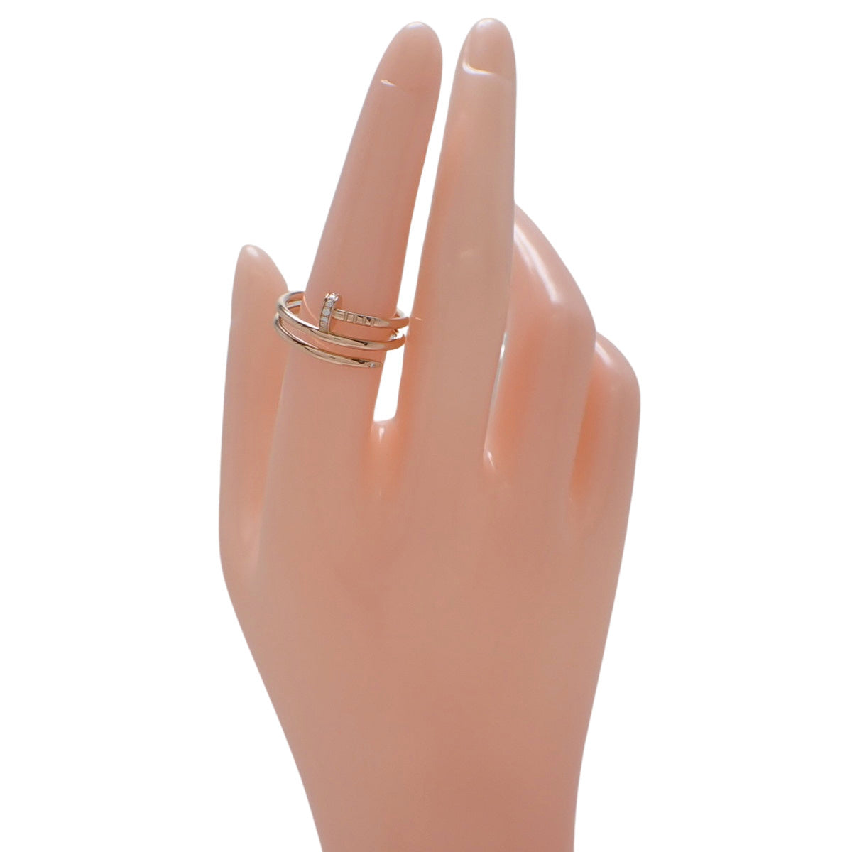 Juste un Clou Ring Double Diamond K18PG