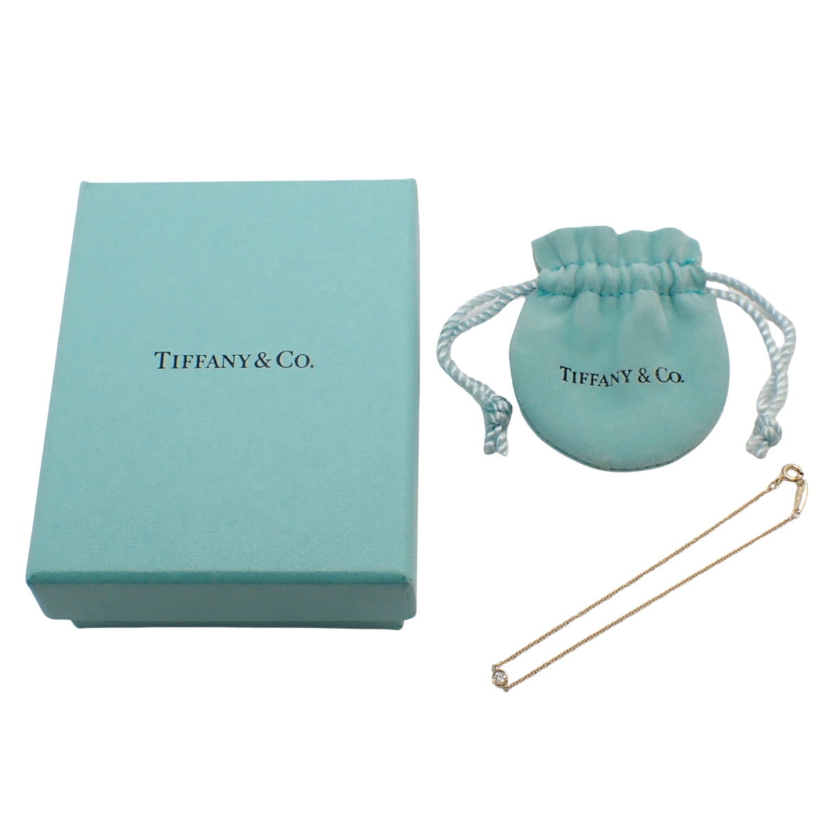 バイザヤード シングルダイヤモンド ブレスレット イエローゴールド K18YG