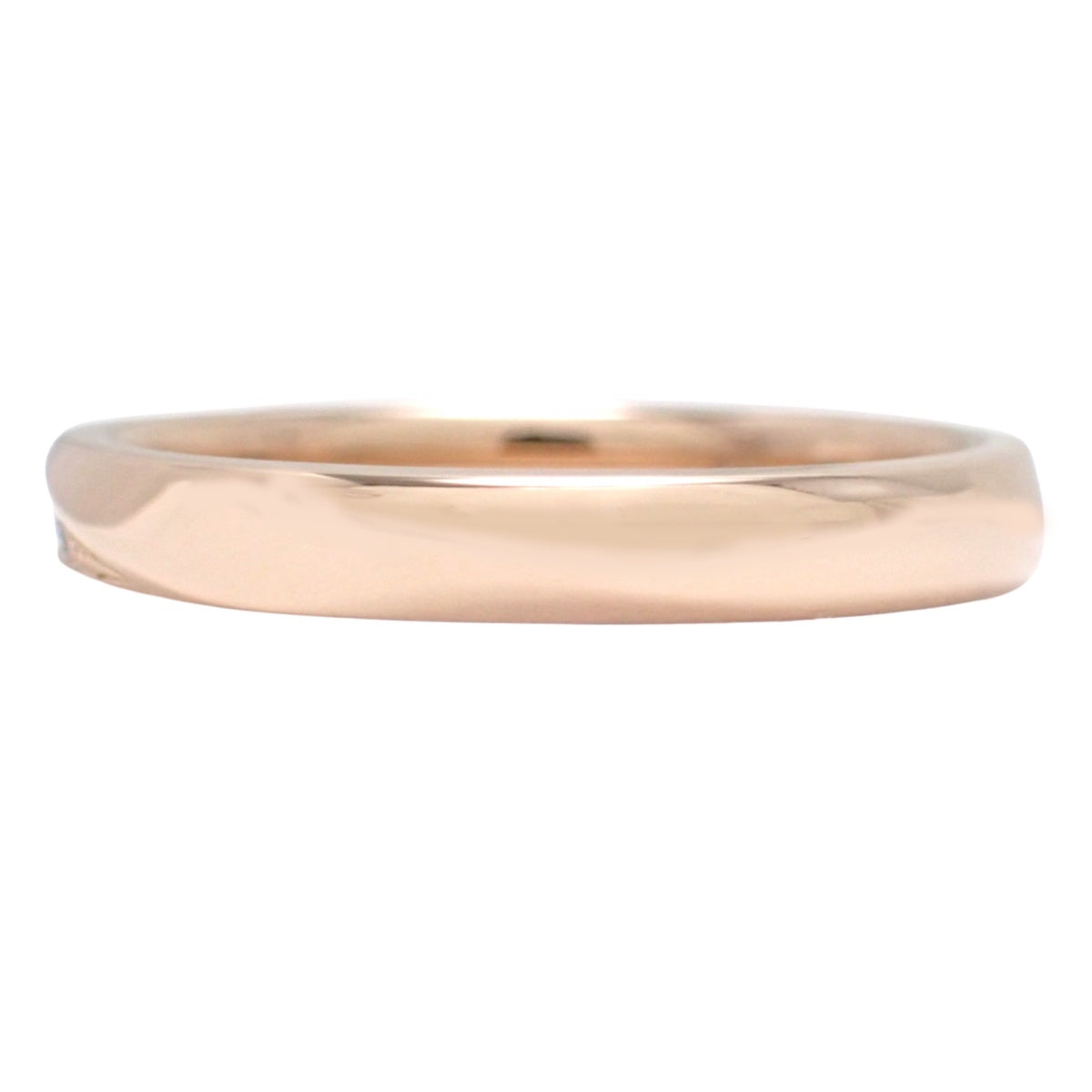 Diamond ring in pink gold K18PG