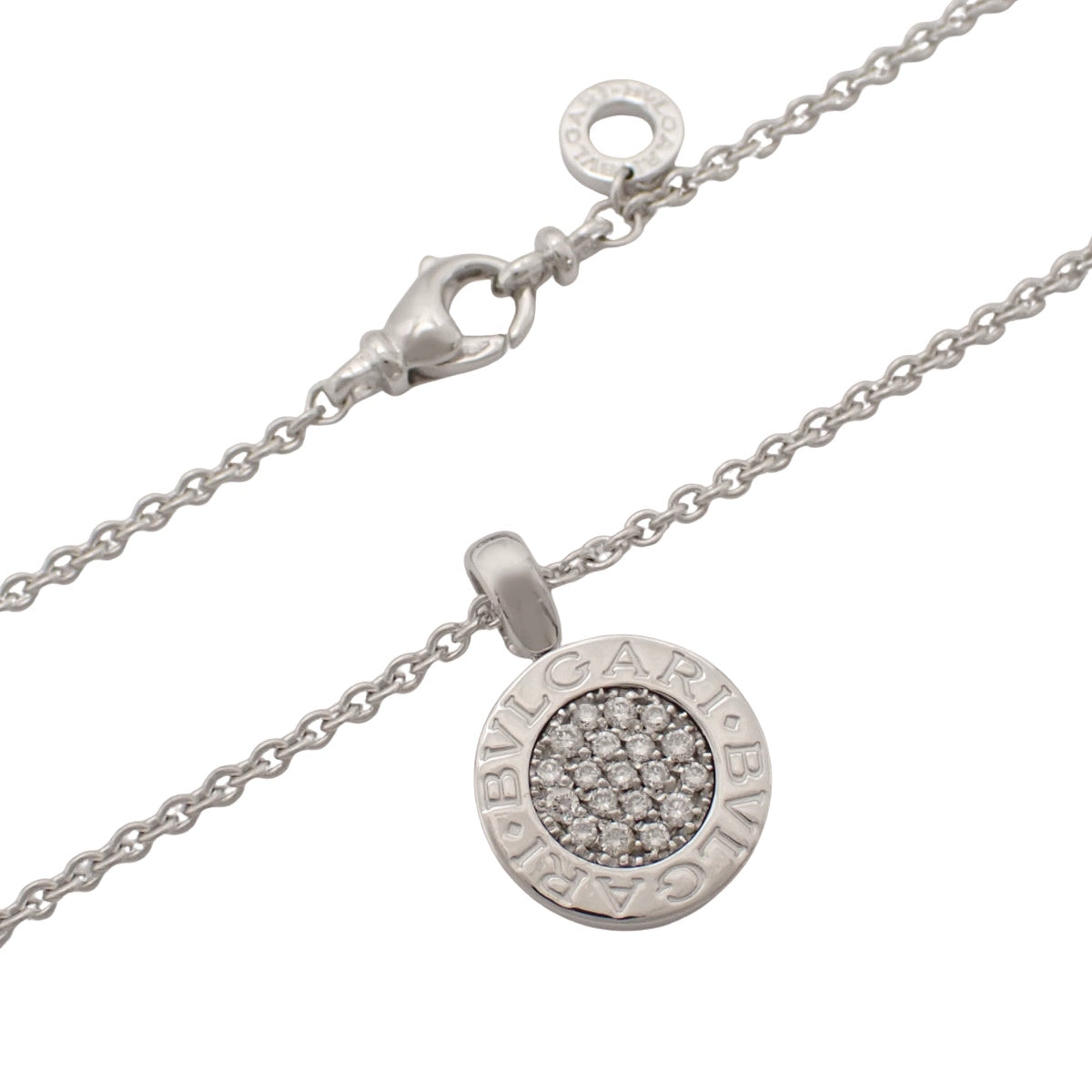 BVLGARI BVLGARI Diamond Necklace in White Gold 18K White Gold