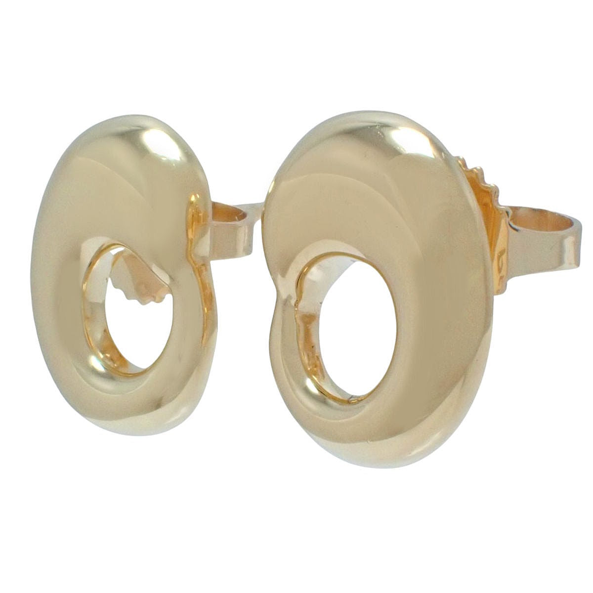 Eternal Circle Earrings in 18K Yellow Gold