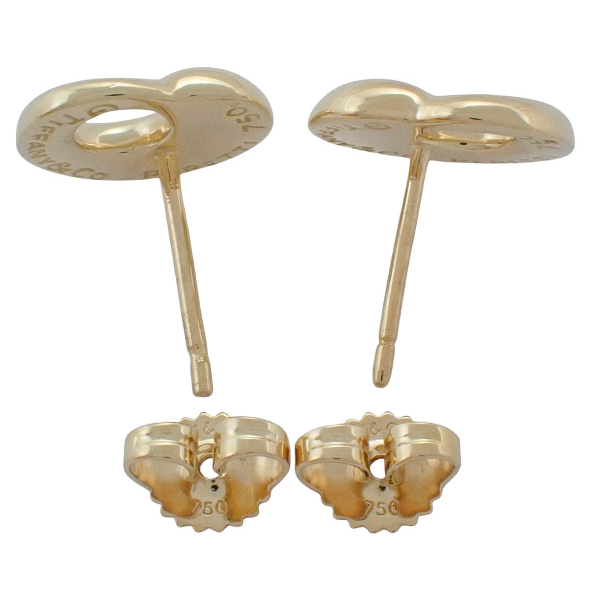 Eternal Circle Earrings in 18K Yellow Gold