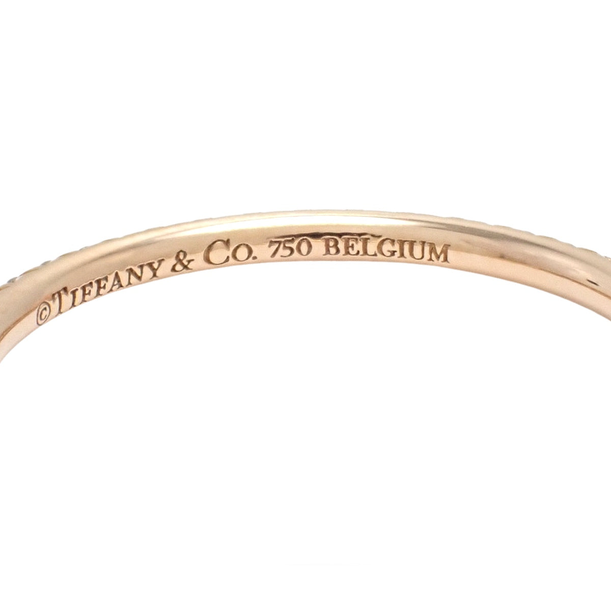 Metro Ring Diamond Pink Gold K18PG Full Eternity