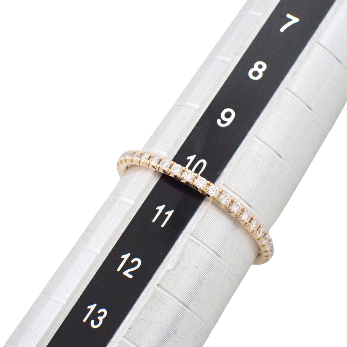 Metro Ring Diamond Pink Gold K18PG Full Eternity