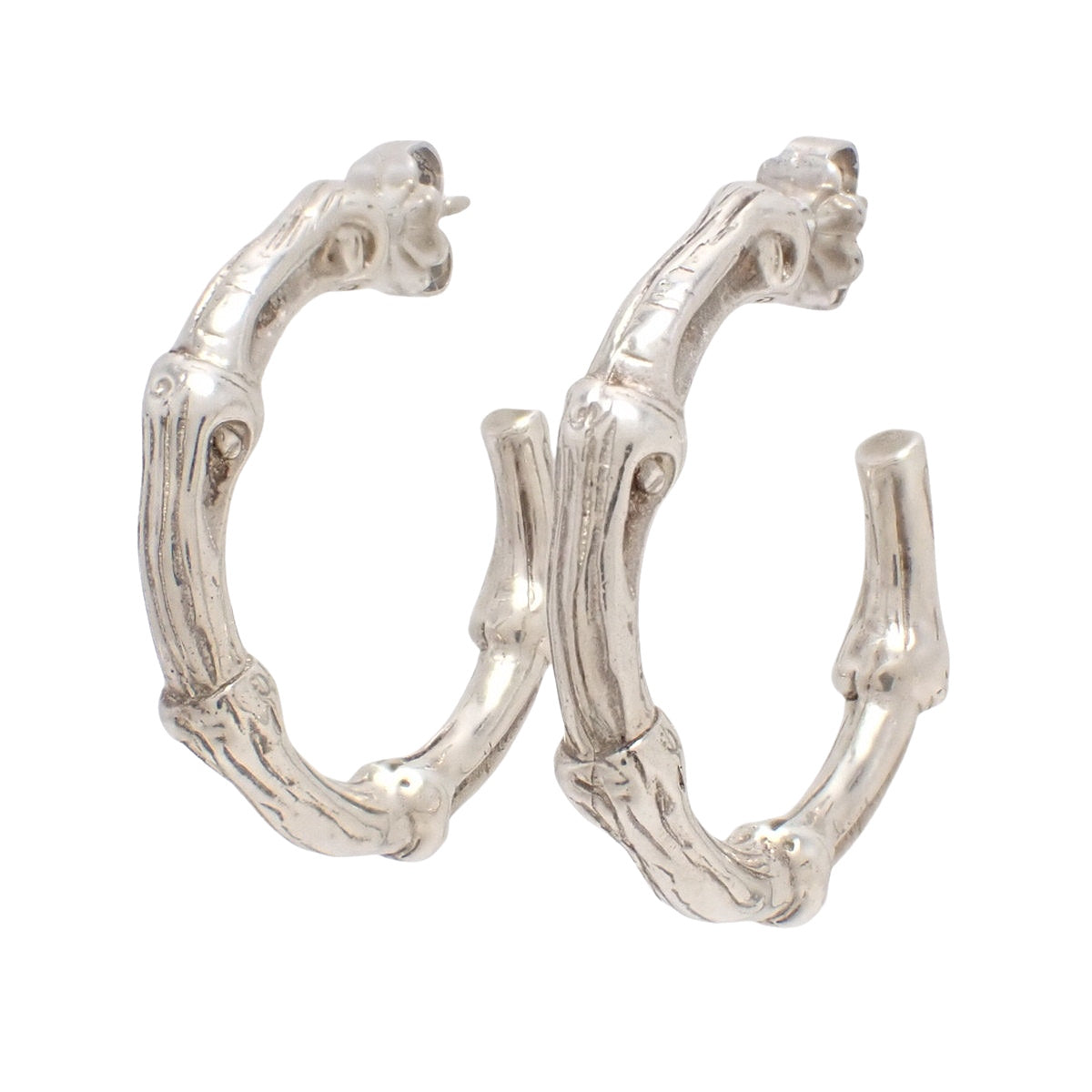 バンブー ピアス シルバー SV925