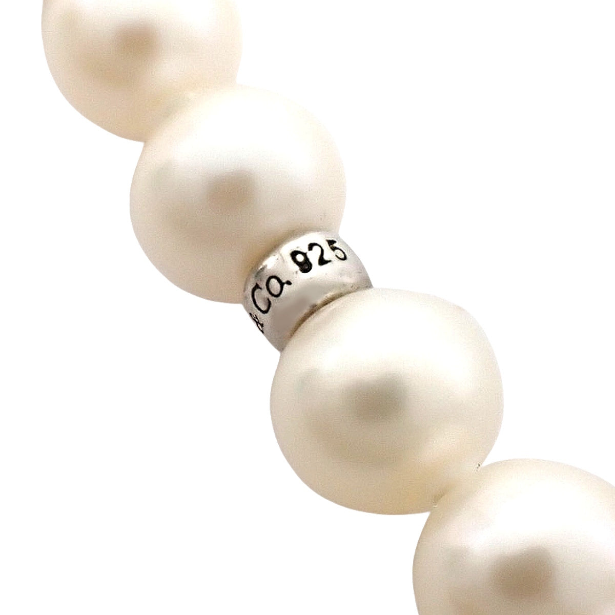 Pearl wrap necklace in 925 silver