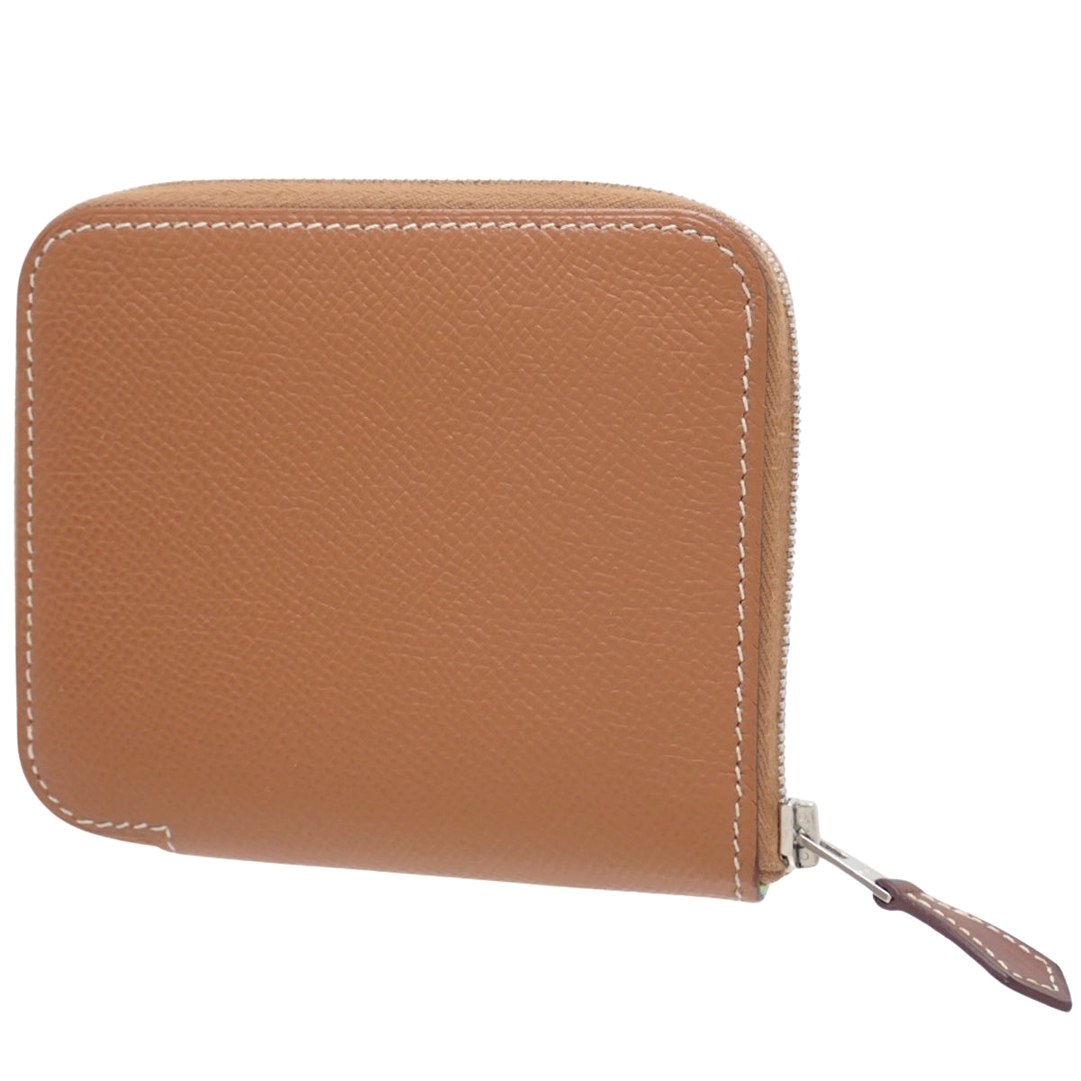 Azap Compact Silkin Epsom Silk Gold/Jaune Citron Silver Hardware Z stamp