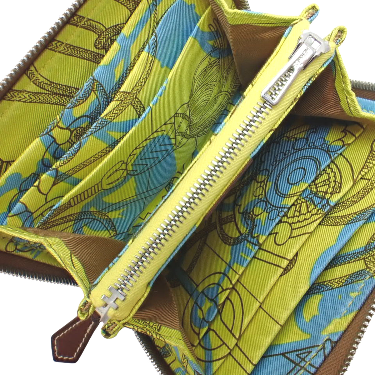 Azap Compact Silk In Epson Silk Gold/Jaune Citron Silver Hardware Z Stamp