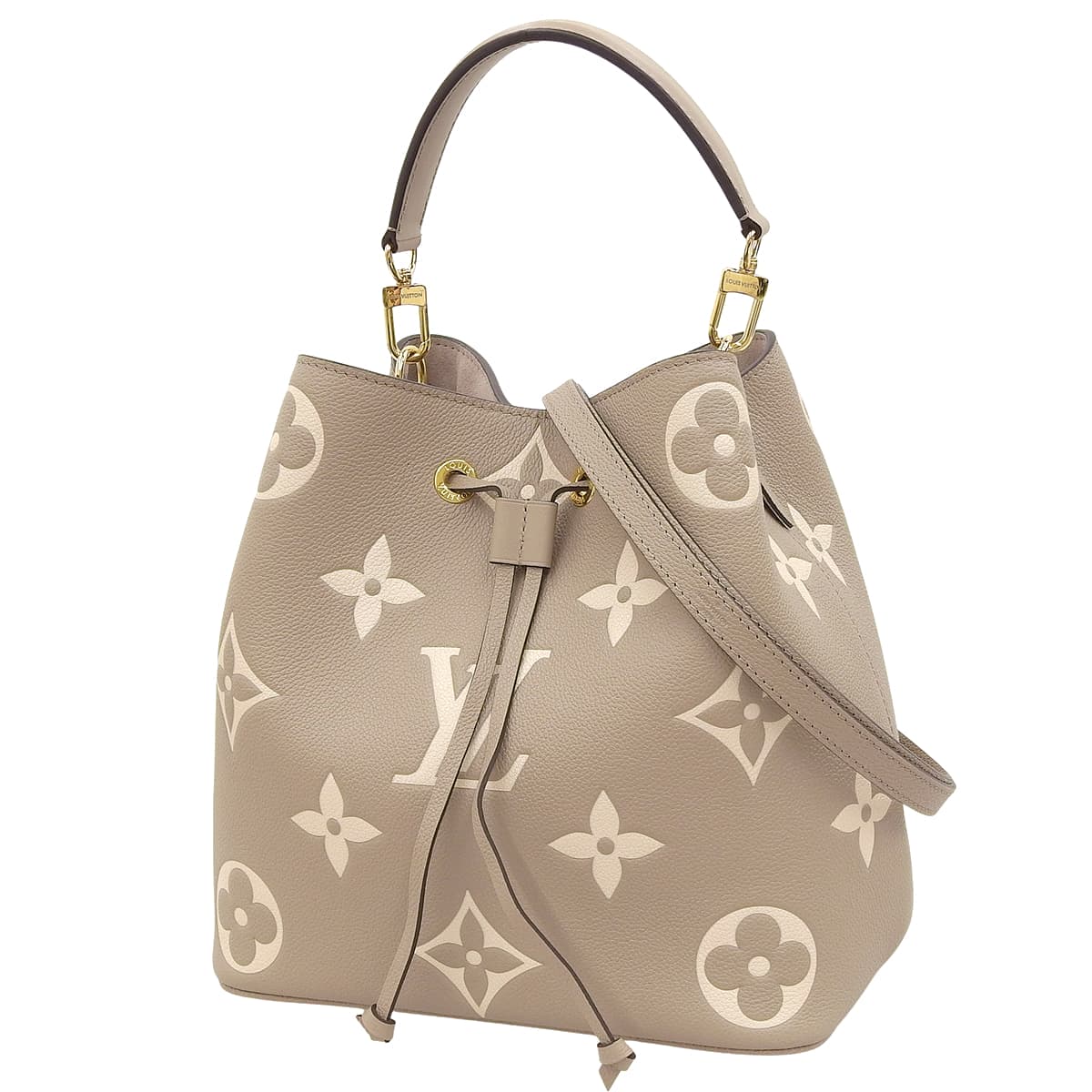 Two-tone Monogram Empreinte NeoNoe MM Tourterelle Creme M45555