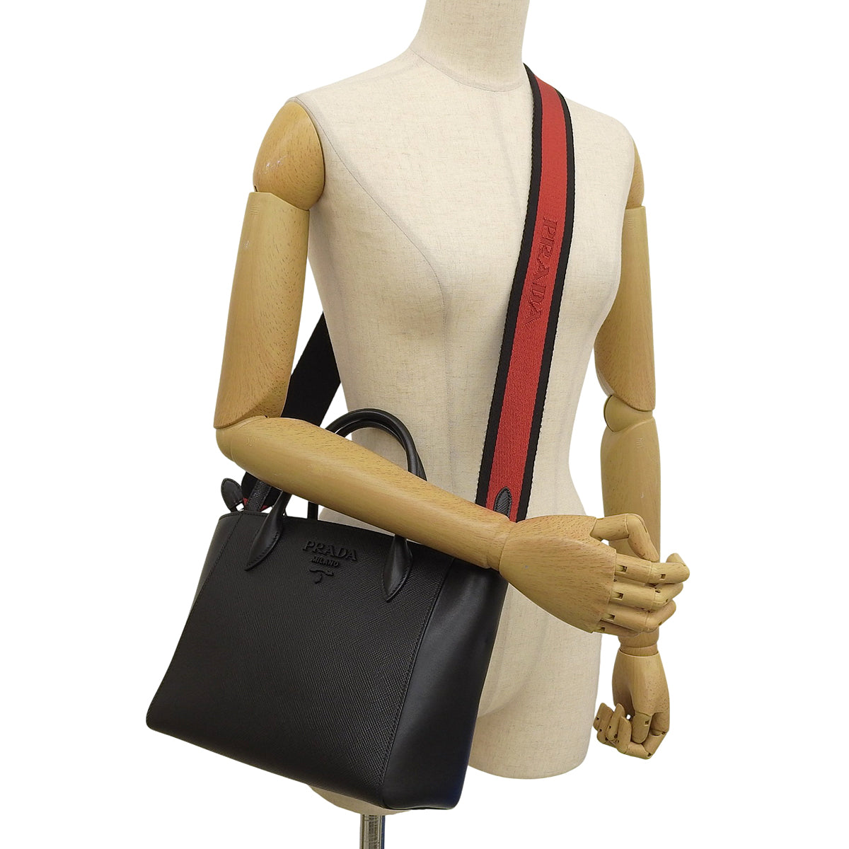 2WAYバッグ サフィアーノレザー レザー NERO