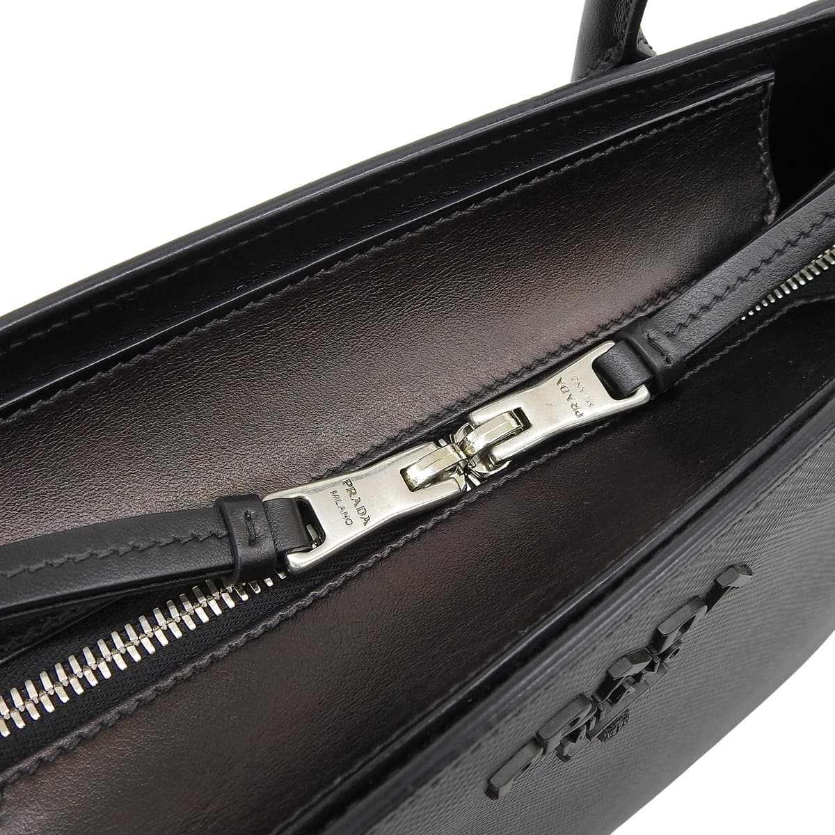 2WAYバッグ サフィアーノレザー レザー NERO