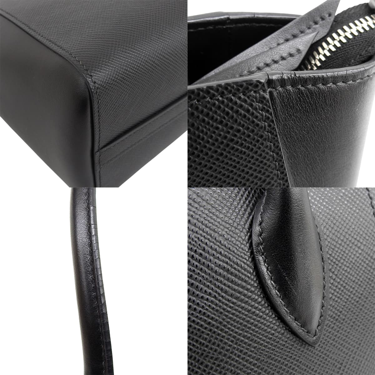 2WAYバッグ サフィアーノレザー レザー NERO