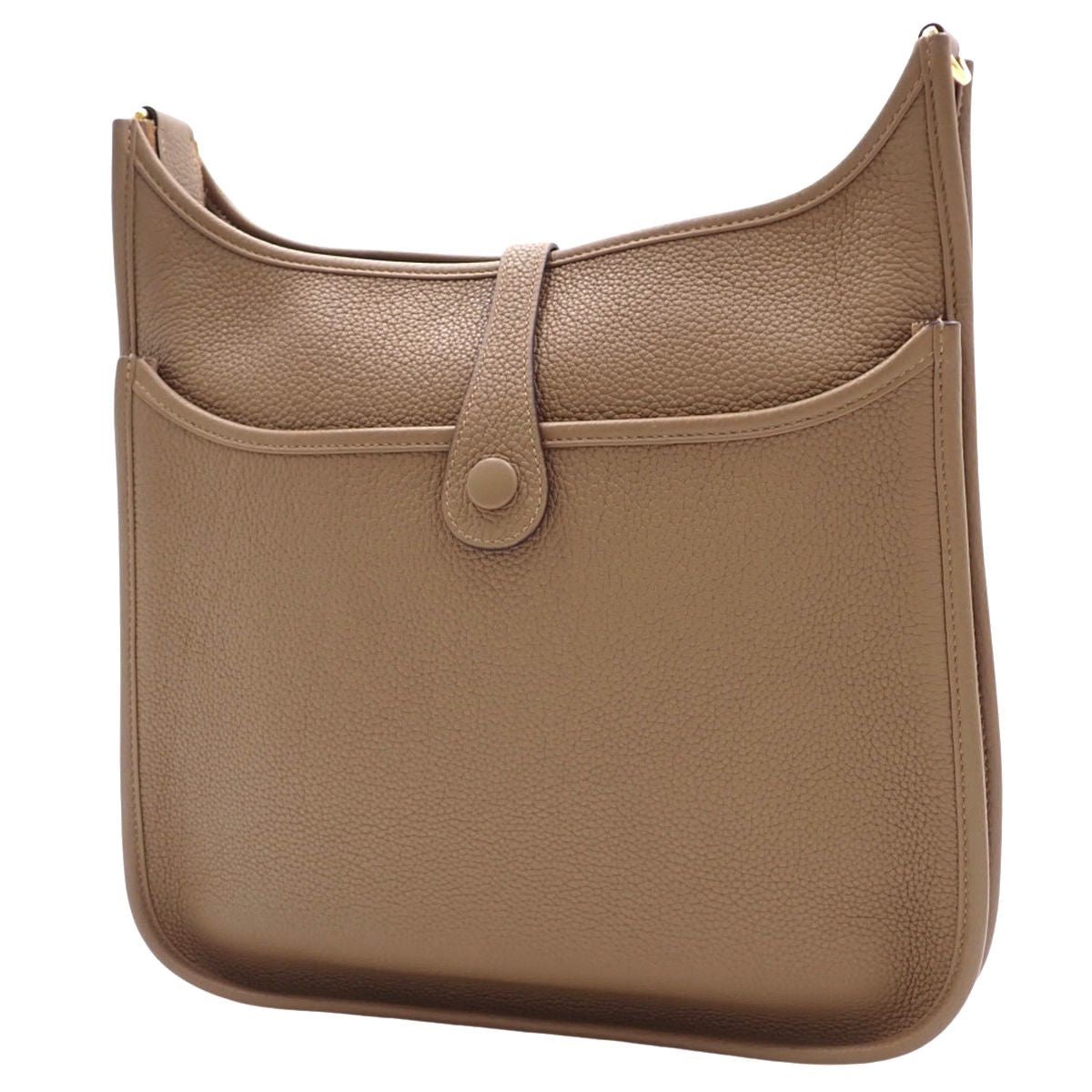 Evelyn 3PM Togo Etoupe/Etoupe Gold Hardware Z Stamp