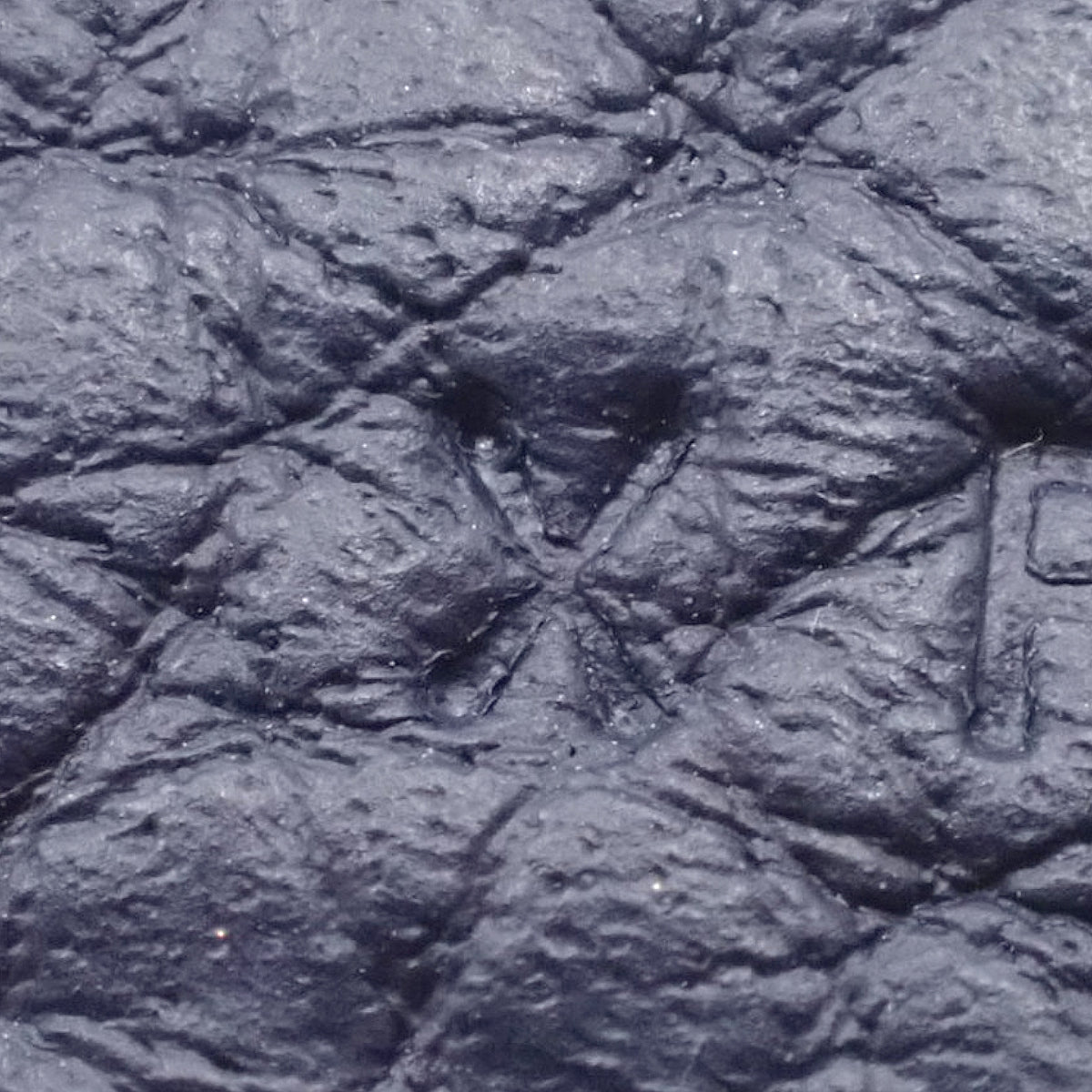 Picotin 锁 MM Taurillon Bleu Nuit 银色五金 X 印章