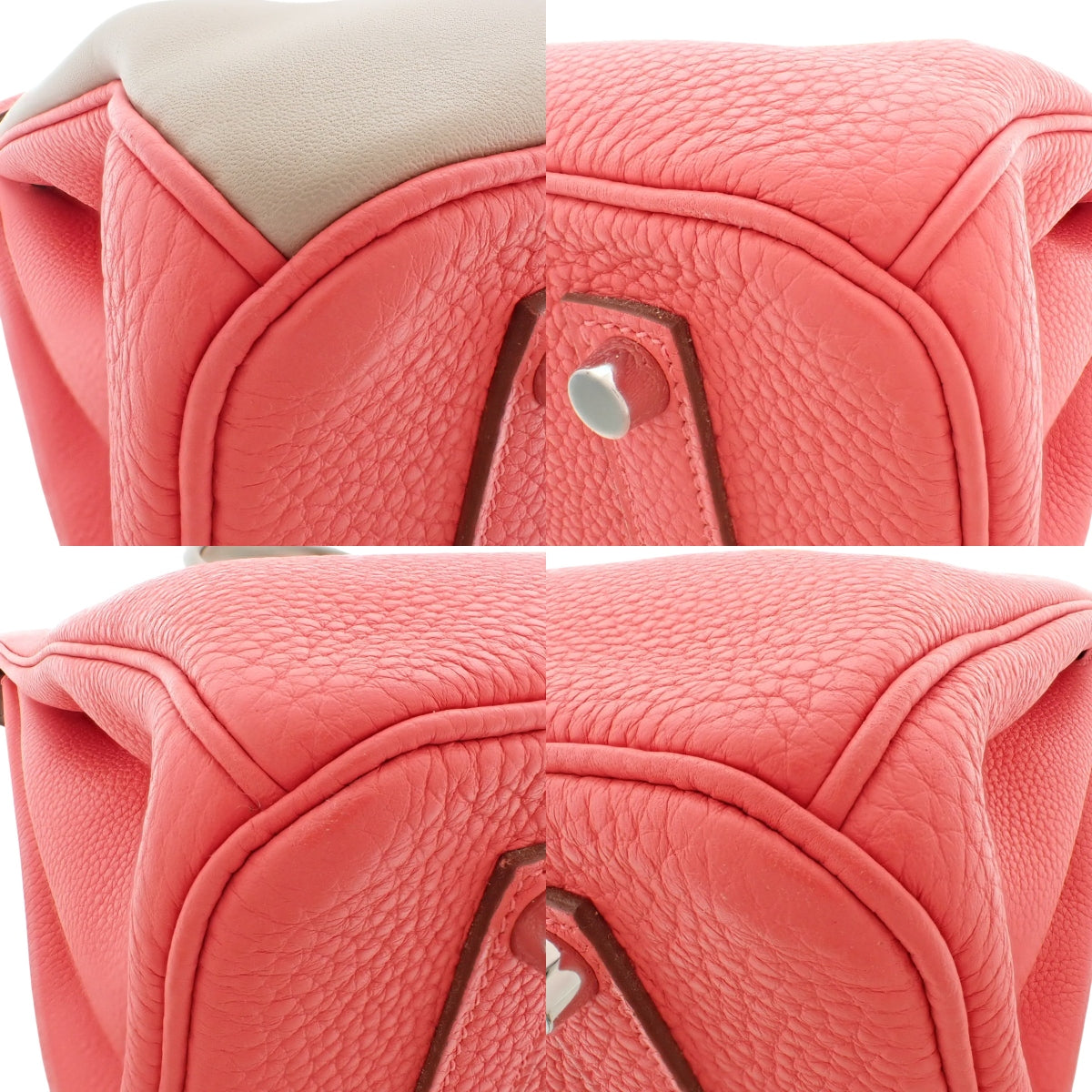 バーキン カザック35 トリヨン スイフト ローズジャイプール アルジル エトゥープ マットシルバー金具 □P刻