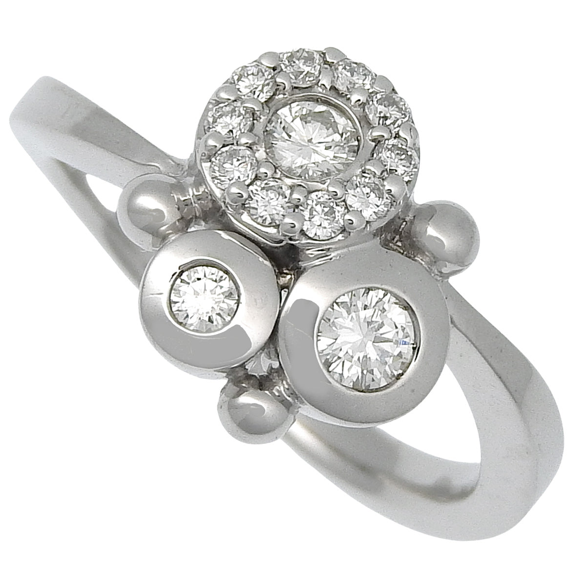 Diamond ring D0.28 white gold K18WG