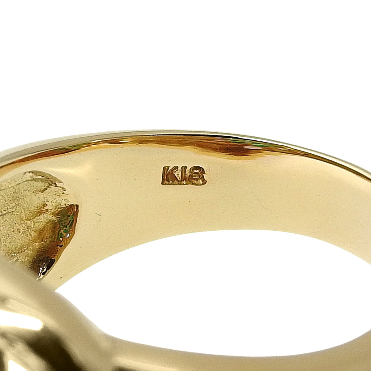 Emerald and diamond ring, E1.12/D0.48, 18K yellow gold, size 10.5 (50.5), 7.4g