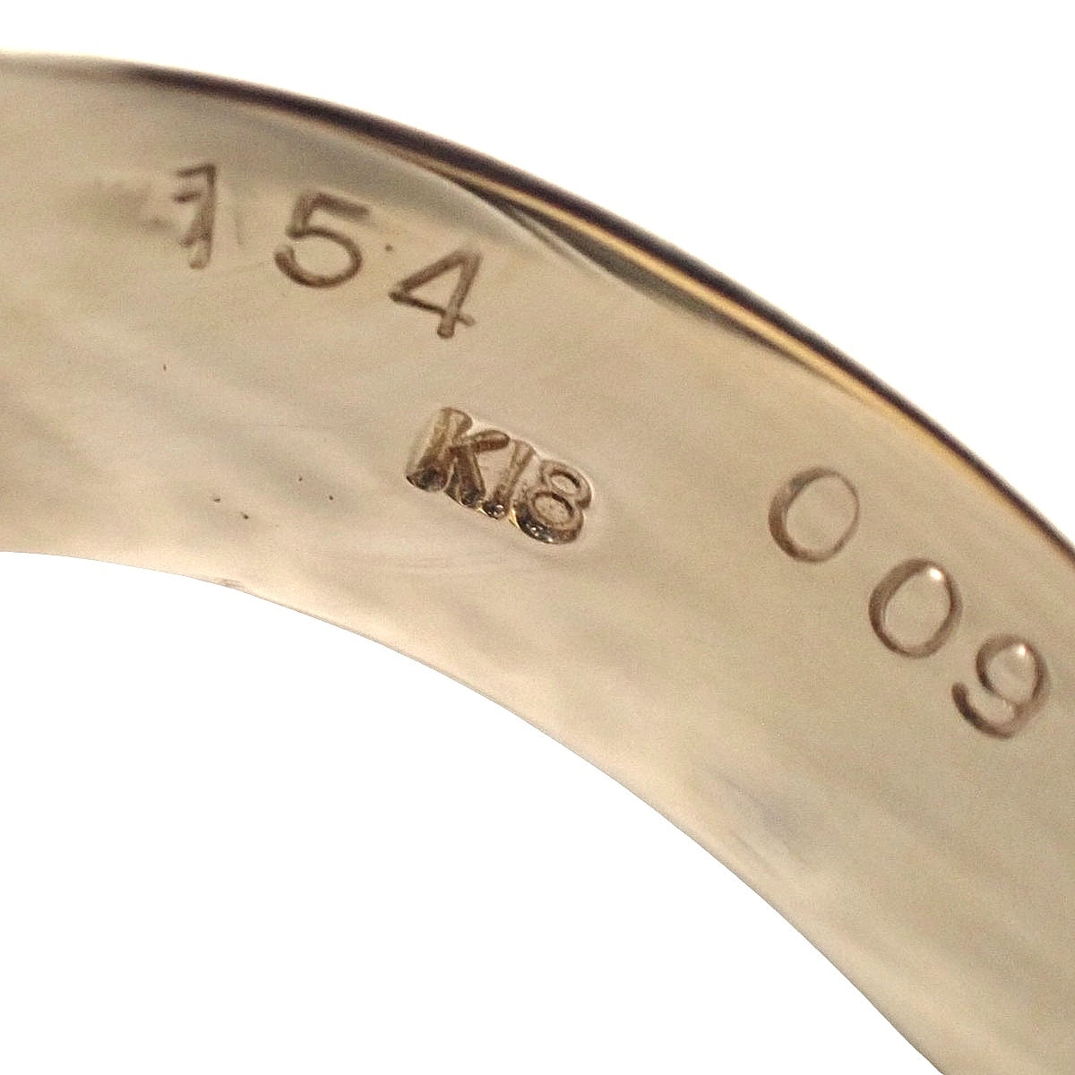 サファイア ダイヤモンド リング S1.54/D0.65/0.09 イエローゴールド K18YG 10.0g