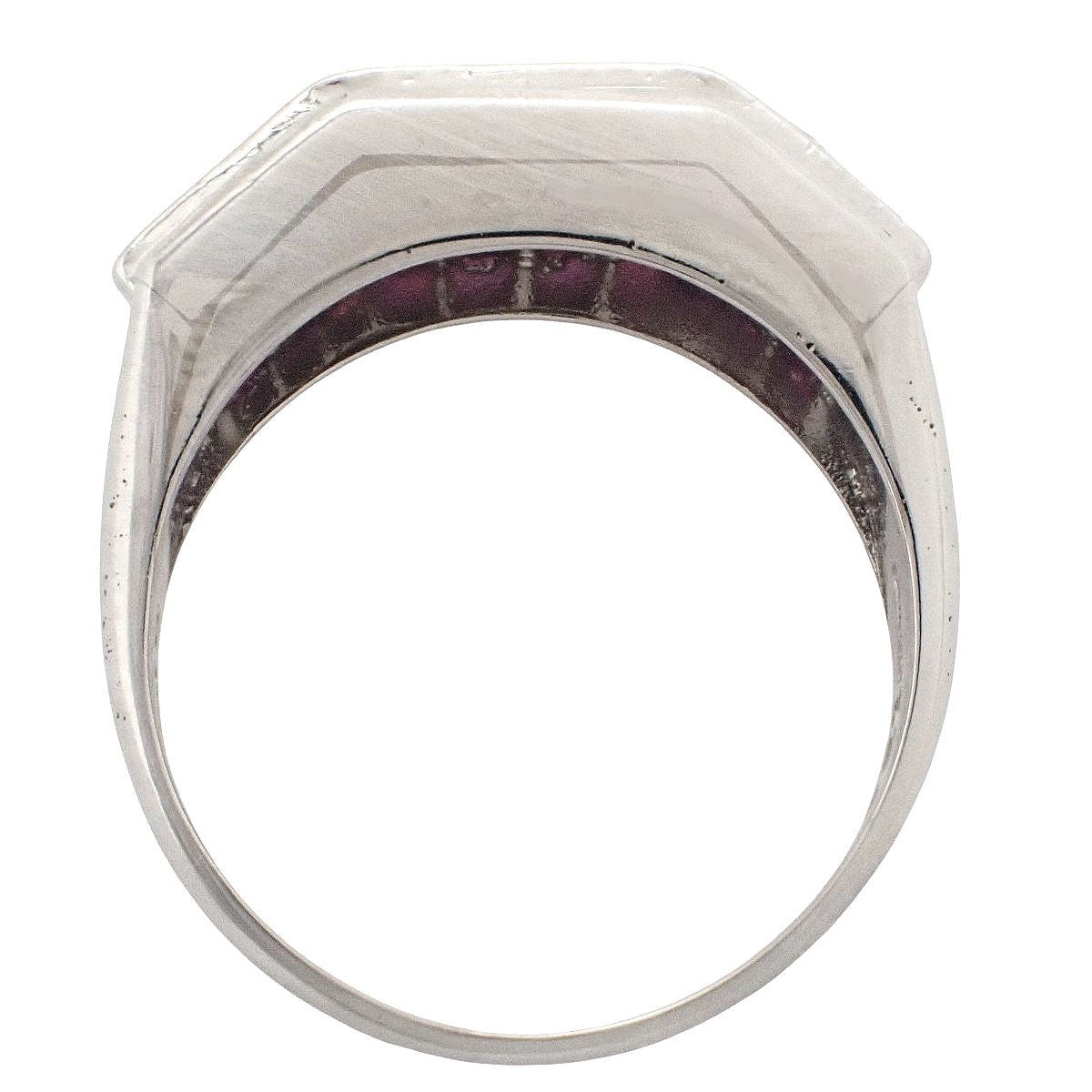 ルビー ダイヤモンドリング R1.23/D0.15 プラチナ Pt900 14.5(54.5)号 8.8g