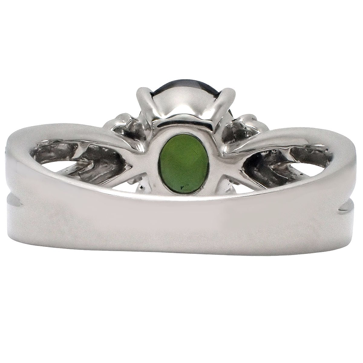 トルマリンリング T1.98/D0.32 プラチナ Pt900 13(53)号 8.1g