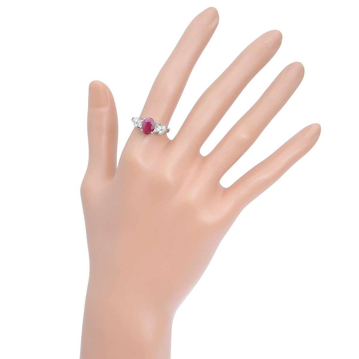 Ruby ring R2.03,0.414/D0.25 Platinum Pt900 5.6g