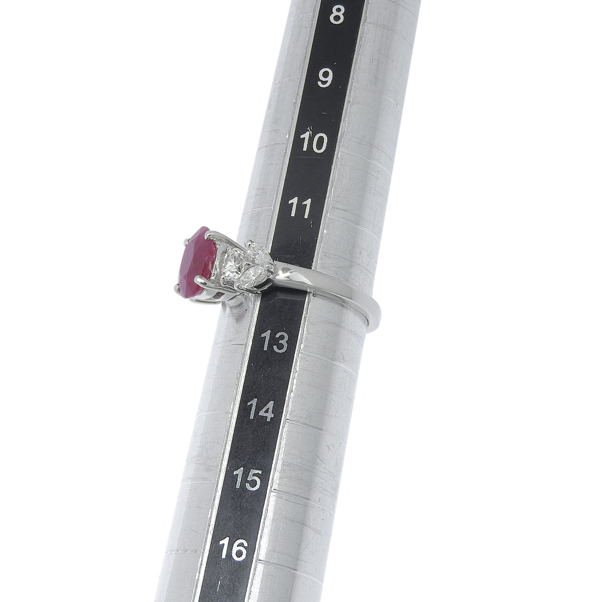 Ruby ring R2.03,0.414/D0.25 Platinum Pt900 5.6g