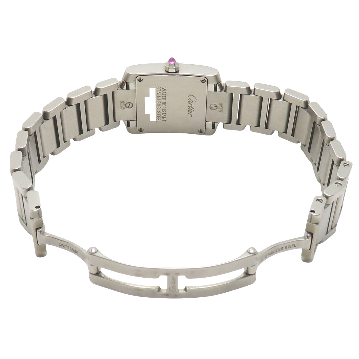Tank Française SM W51028Q3 Stainless Steel Pink Shell Dial Pink Quartz Women's