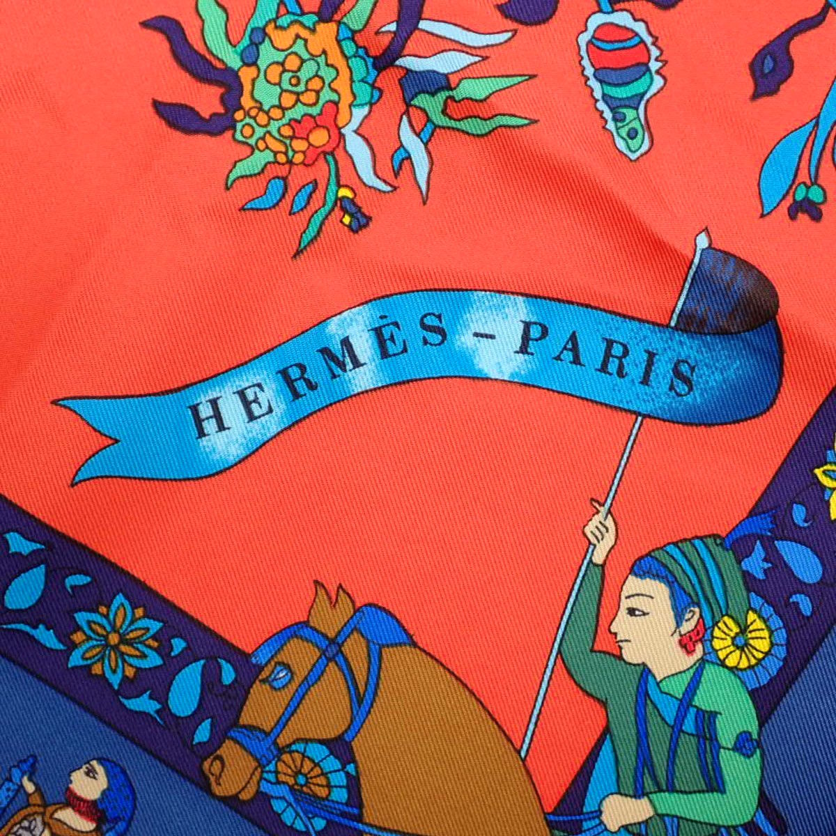 Fantaisies Indiennes 眩惑のインド カレ90 シルク