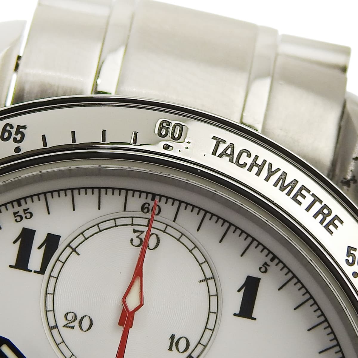 Speedmaster Date 3515.20 SS White Automatic Men's