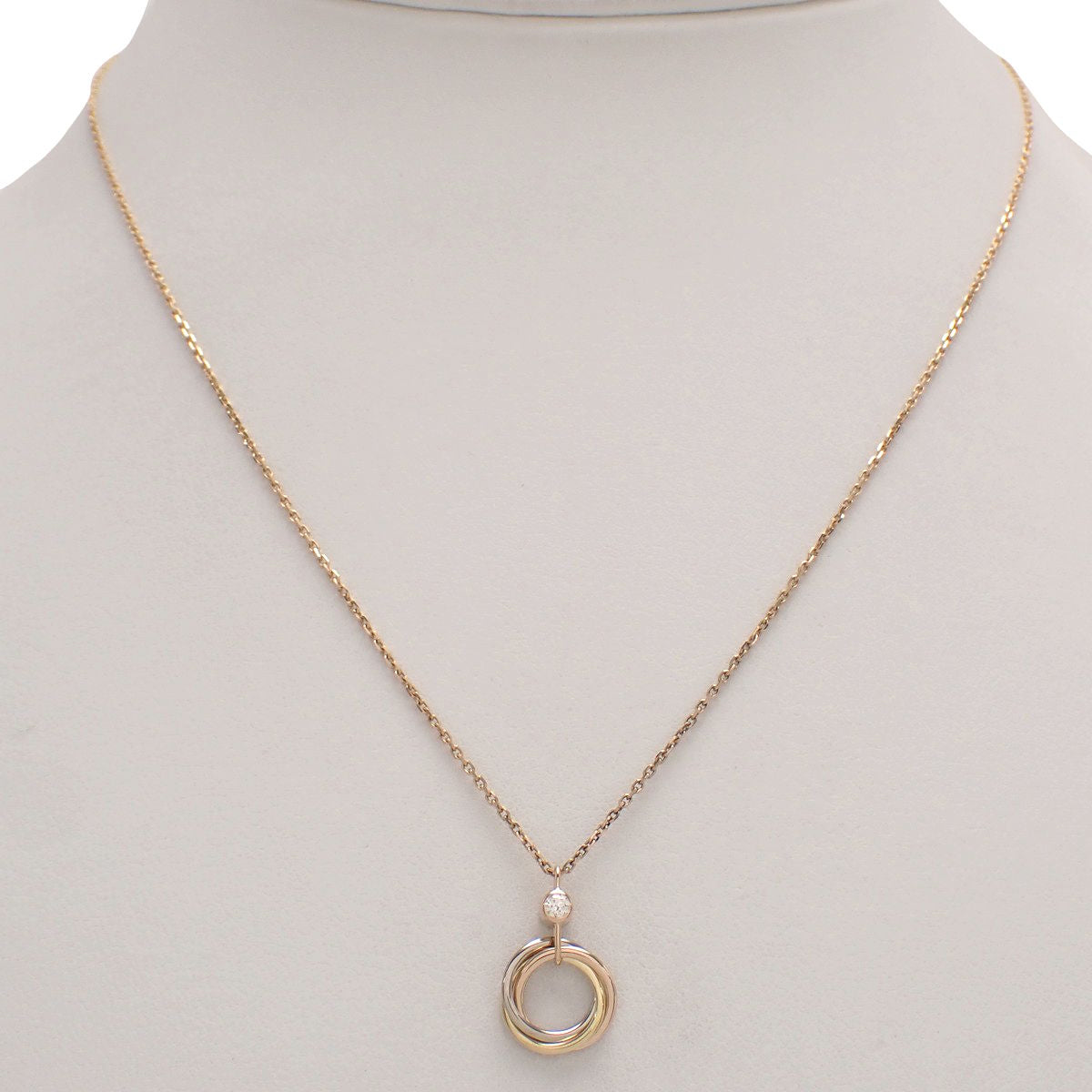 Trinity Necklace Diamond K18YG K18PG K18WG