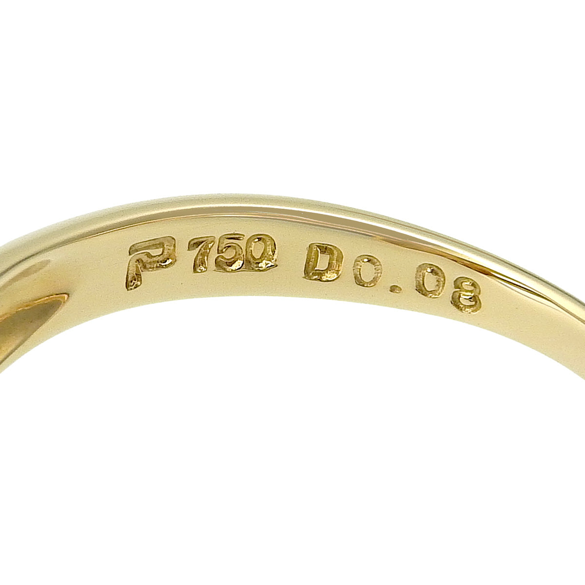 Heart Diamond Ring D0.08 Yellow Gold K18YG