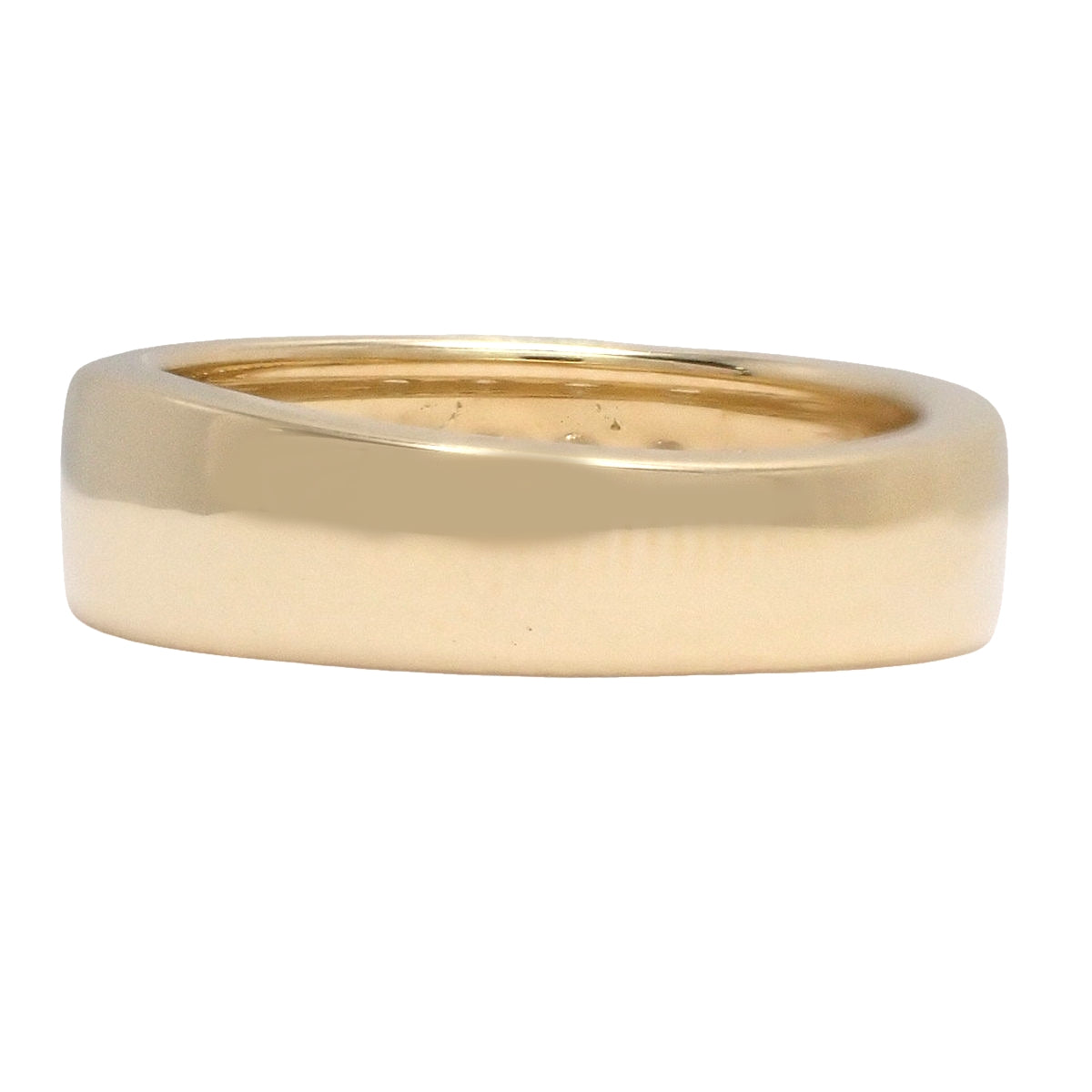 Diamond Ring D0.26 Yellow Gold K18YG Size 12 (EU 52) 7.7g