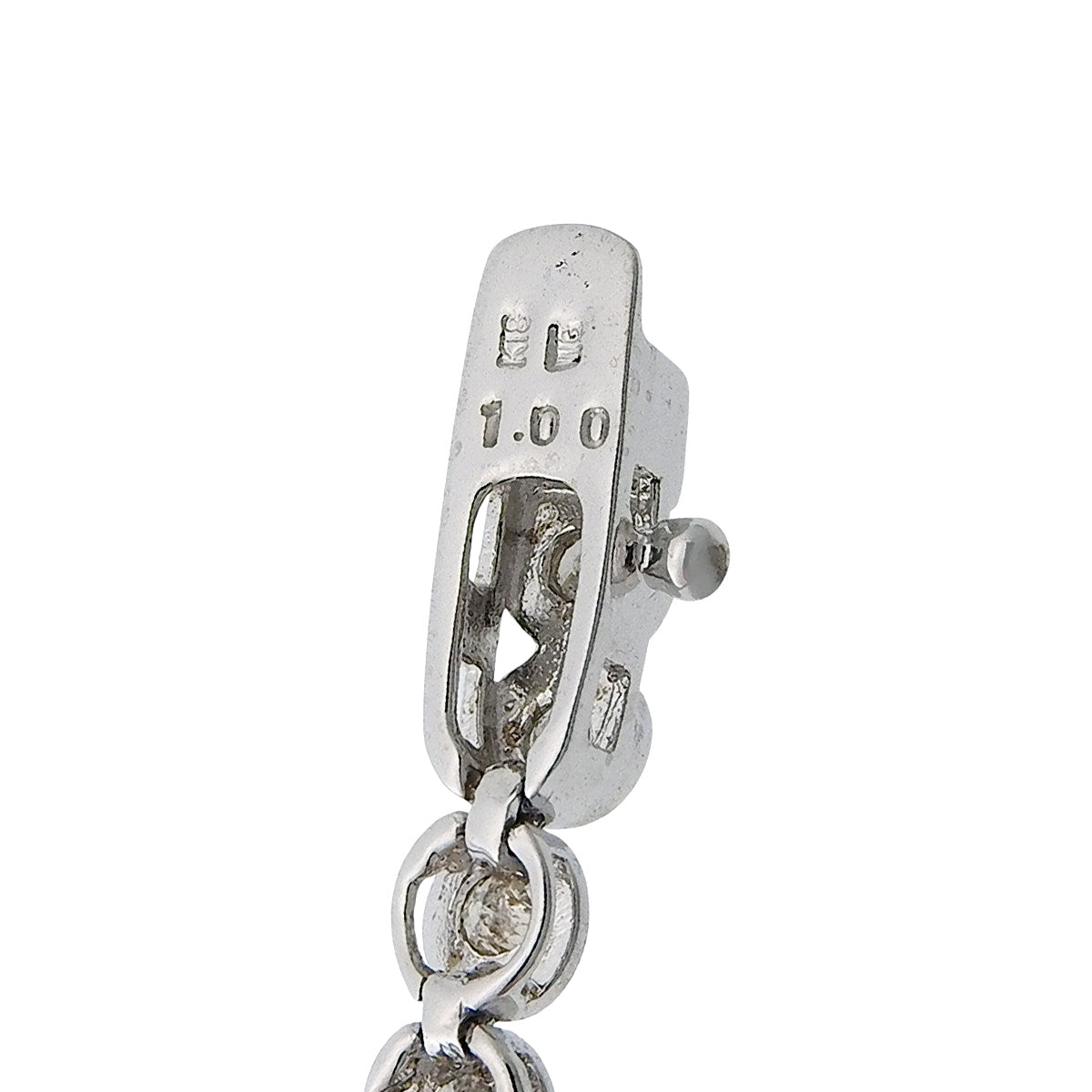 ダイヤモンド テニスブレスレット D1.00 ホワイトゴールド K18WG 6.0g