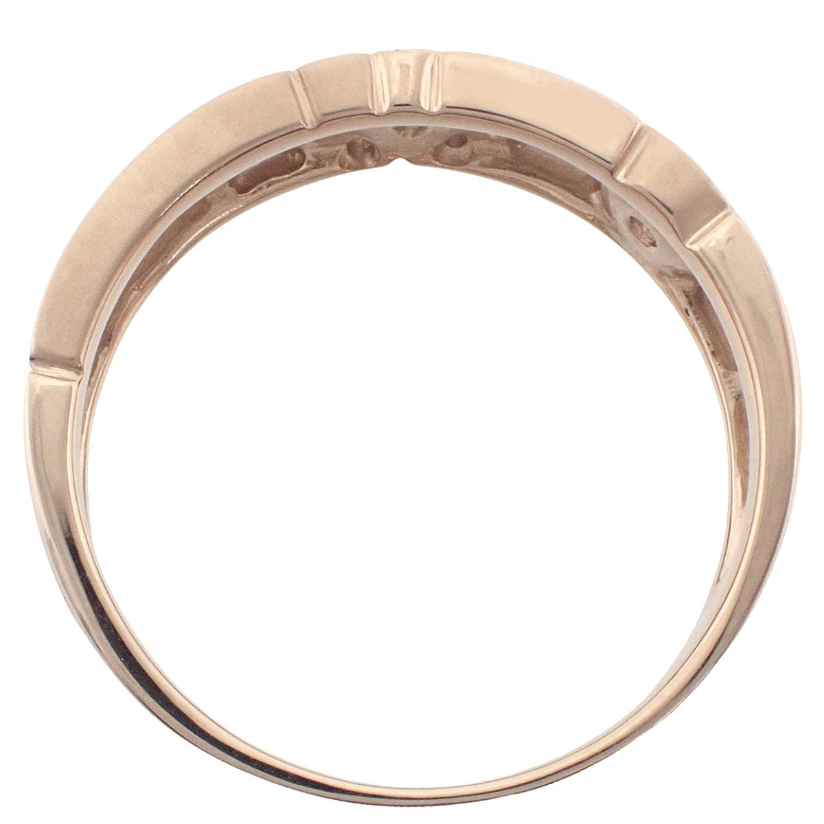 ダイヤモンド フラワーリング D0.18 ピンクゴールド K18PG 12(52)号 5.1g