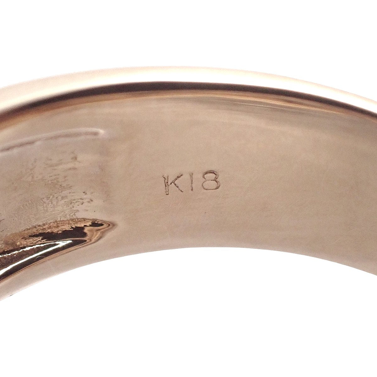 ダイヤモンド フラワーリング D0.18 ピンクゴールド K18PG 12(52)号 5.1g