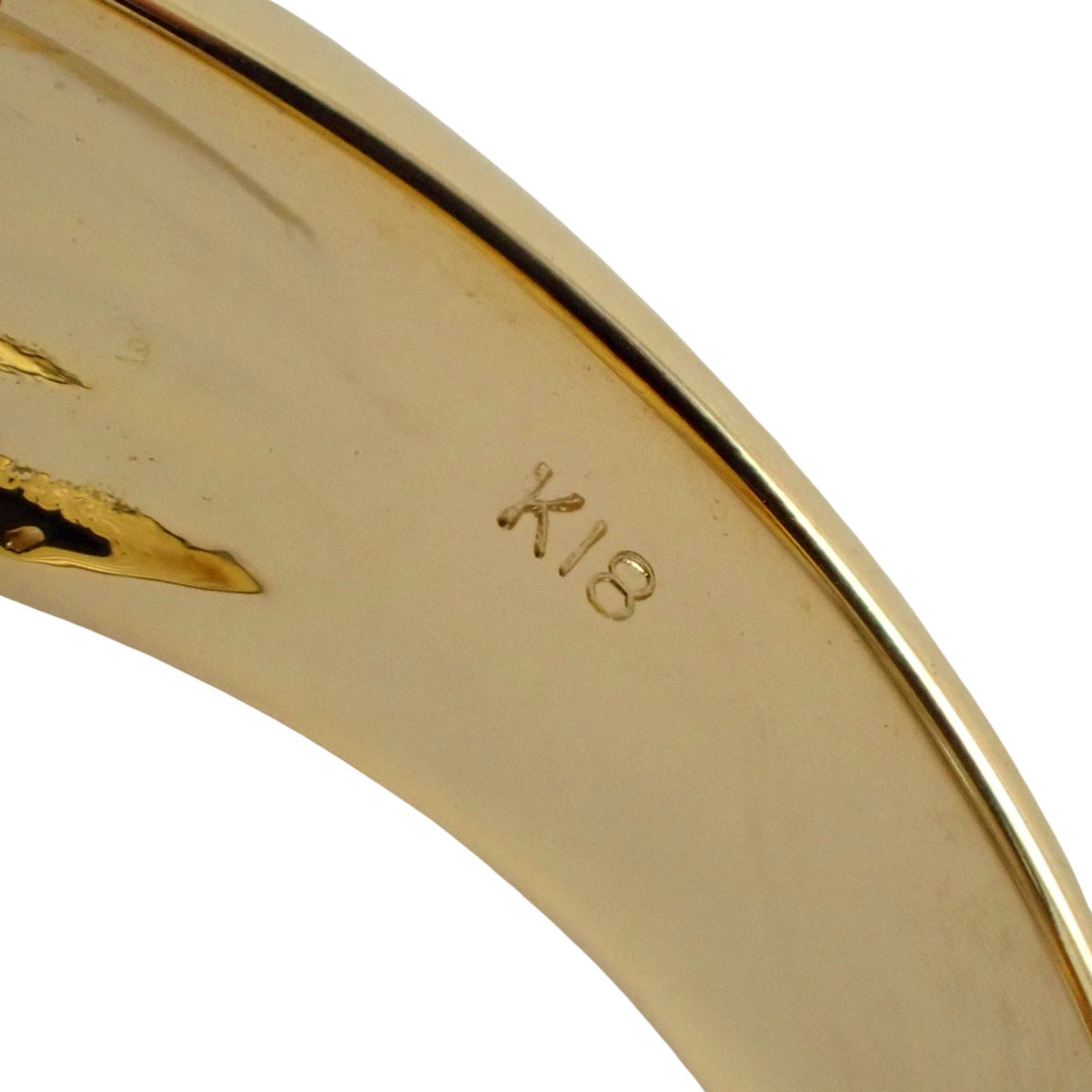 钻石戒指 D0.56 铂金 Pt900 黄金 K18YG 18(58)号 11.0g