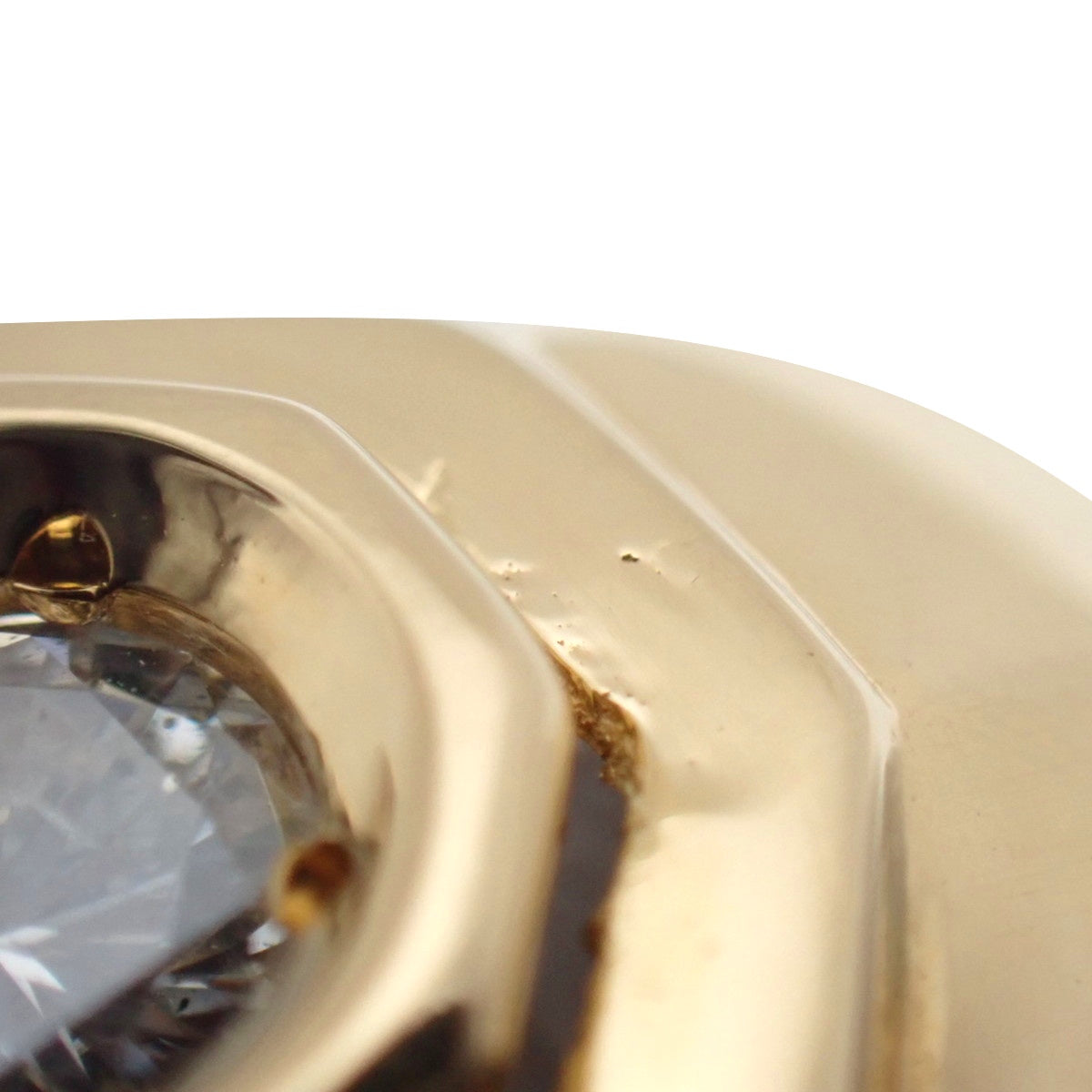 1PD ダイヤモンド リング D0.2 イエローゴールド K18YG 16.5(56.5)号 6.1g