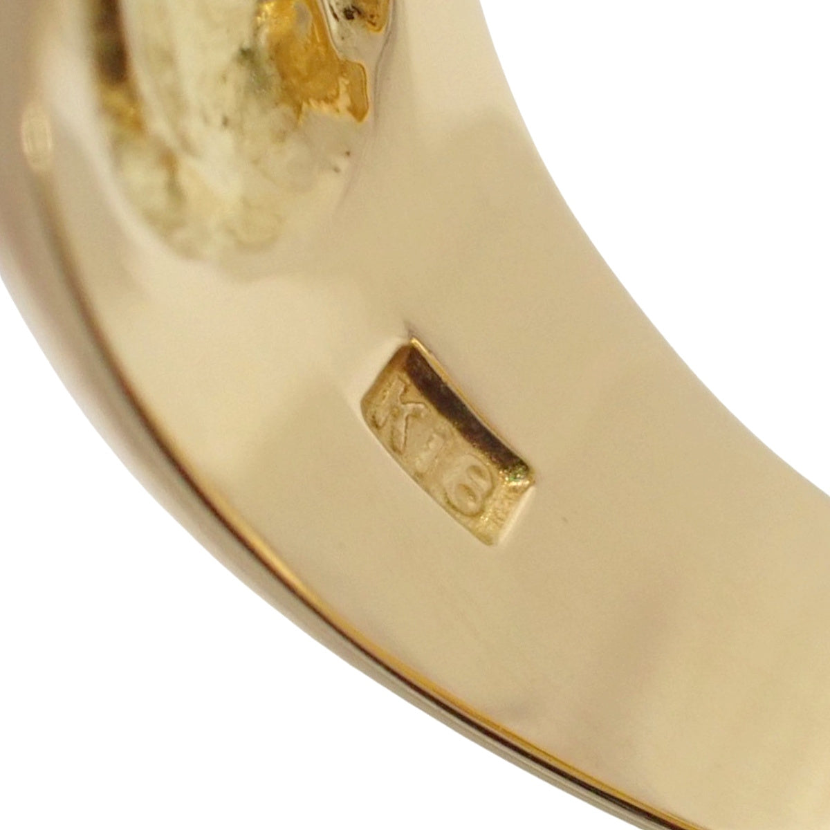 Sapphire Diamond Ring S0.48/D0.20 Yellow Gold K18YG Size 12 (EU 52) 5.7g