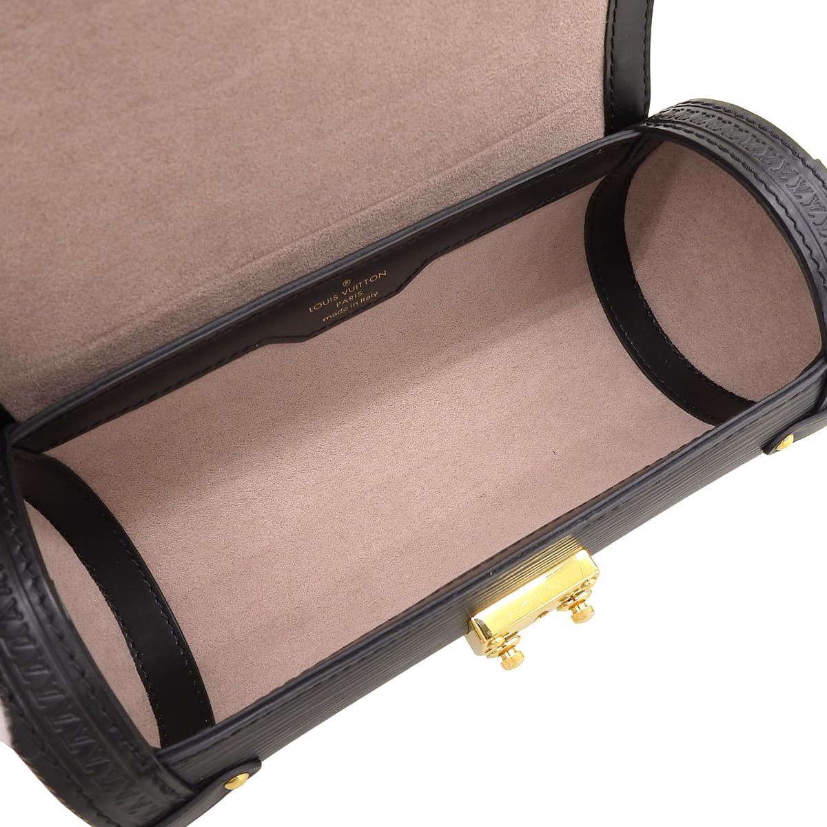 Epi Papillon 旅行箱,Epi 黑色皮革 M58655