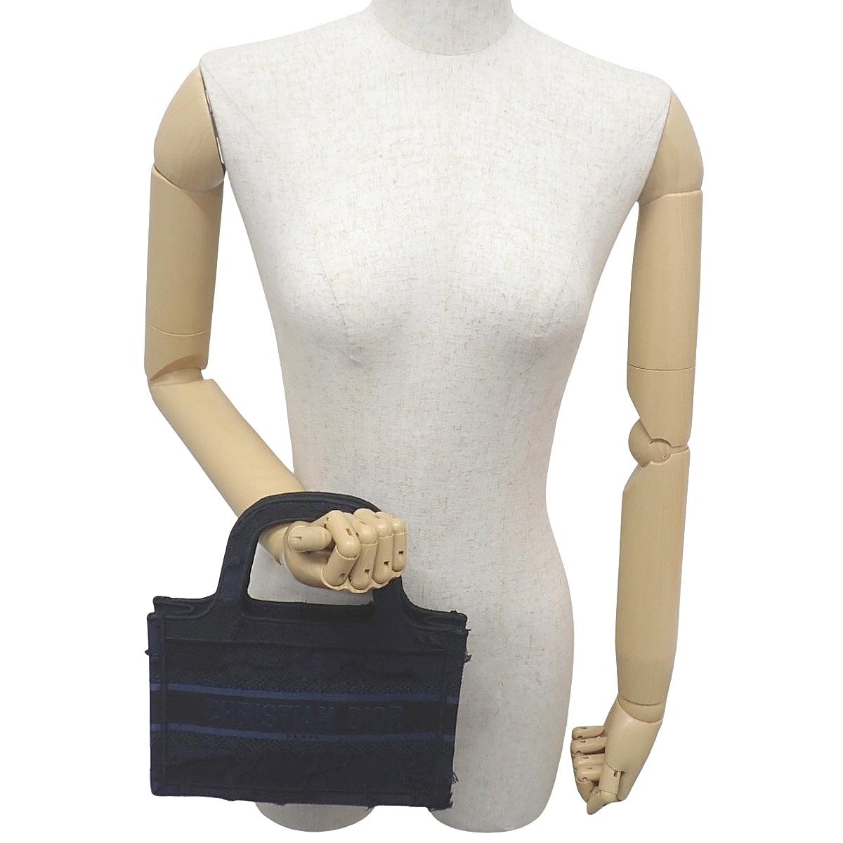 Book Tote Mini Canvas Navy M1271ZWAH