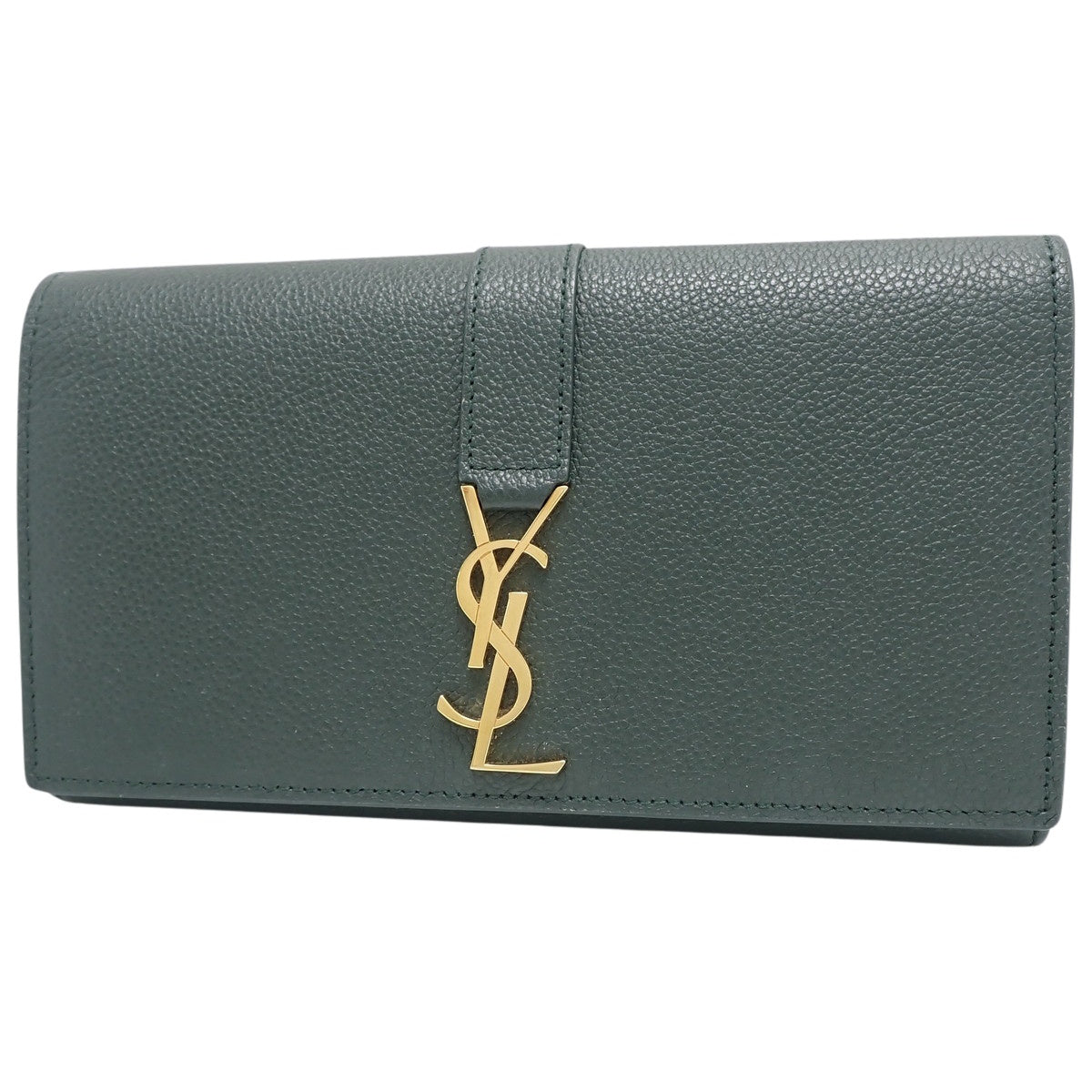 Cassandra Flap Wallet in Dark Green Leather 414567 B680J