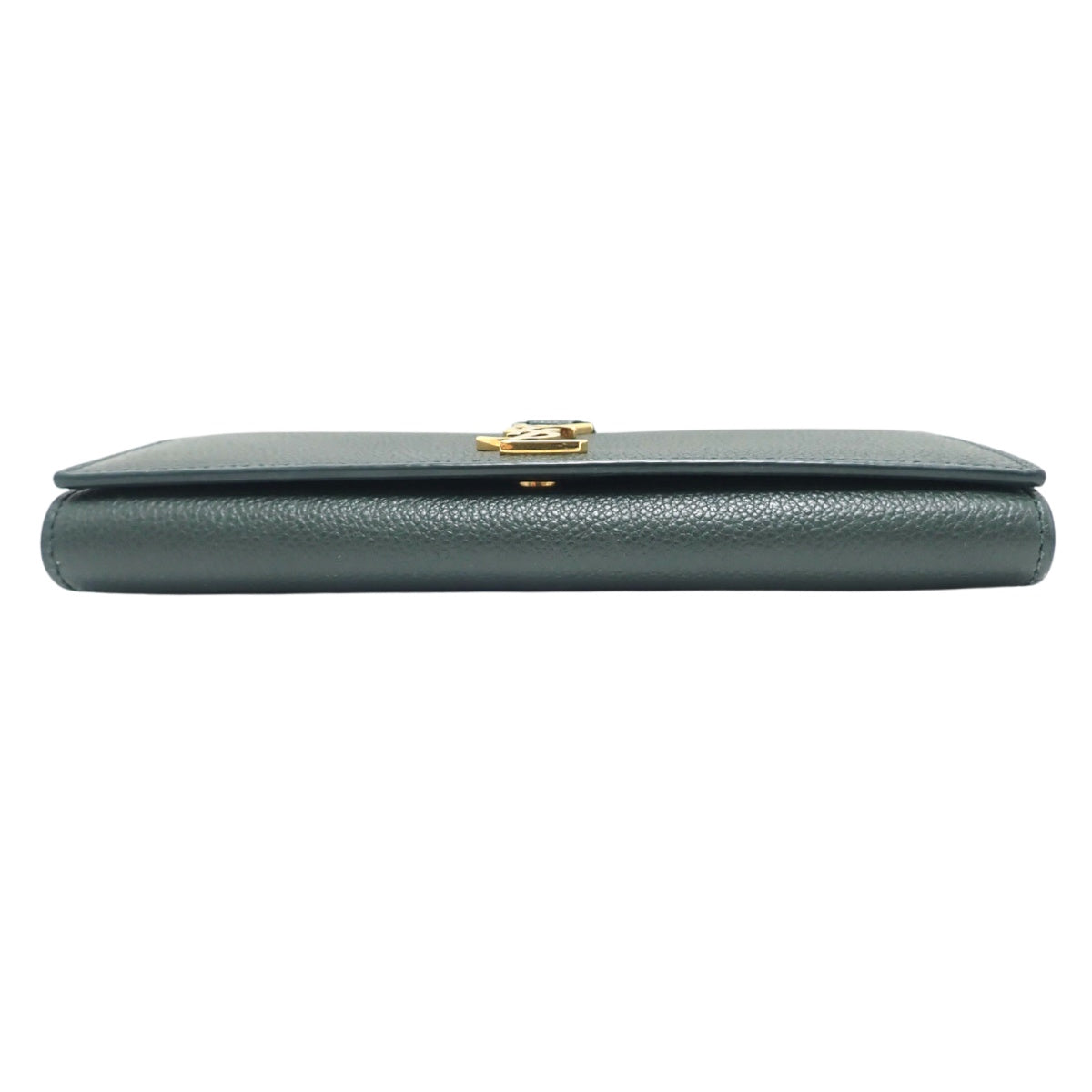 Cassandra Flap Wallet in Dark Green Leather 414567 B680J