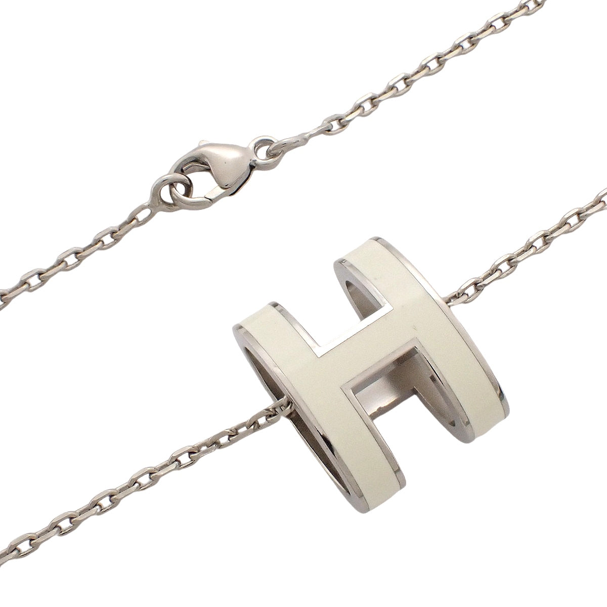 Pop Ash H Necklace Metal