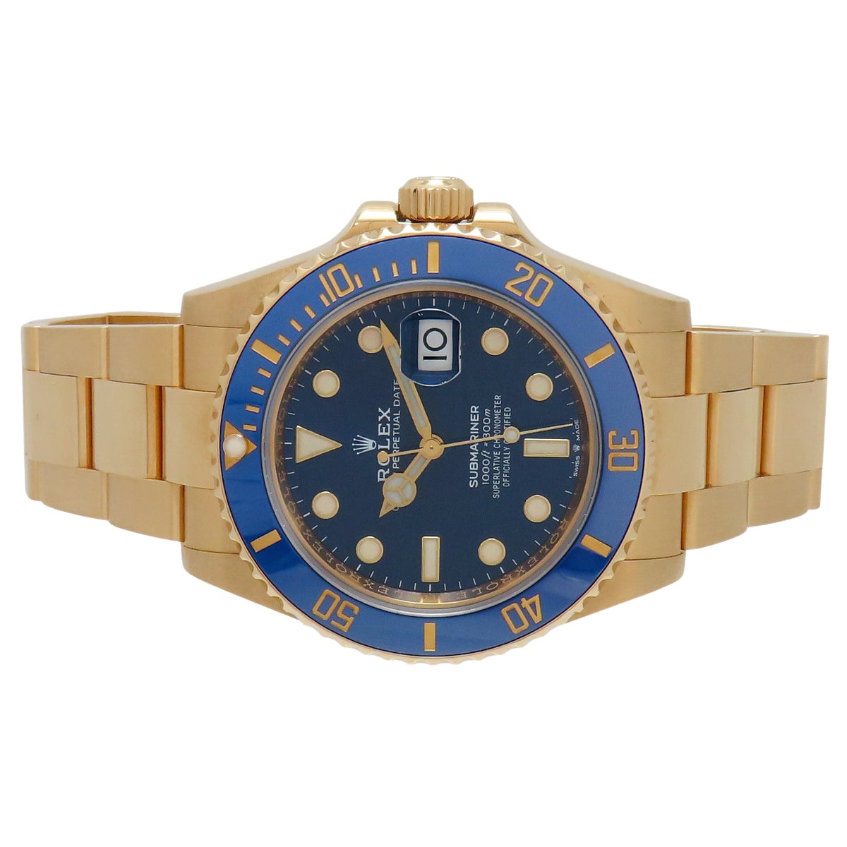 潜航者日历型 126618LB YG 随机编号 皇家蓝 自动机械男表