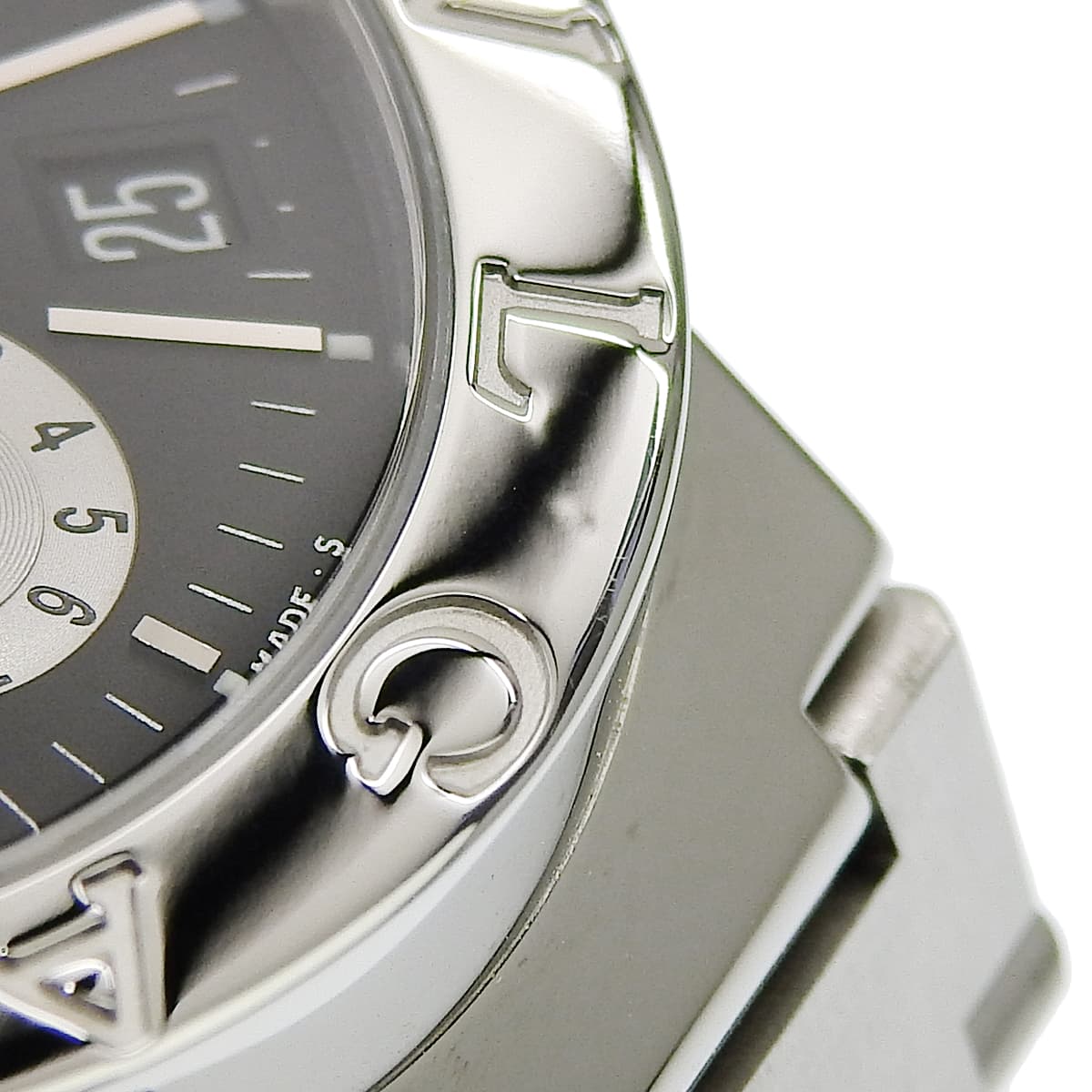 Bvlgari Bvlgari Chronograph BB38SSCH SS Black Automatic Men's Watch