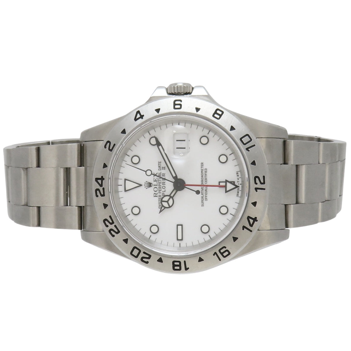 Explorer II 16570 SS N 编号 白色自动男士腕表