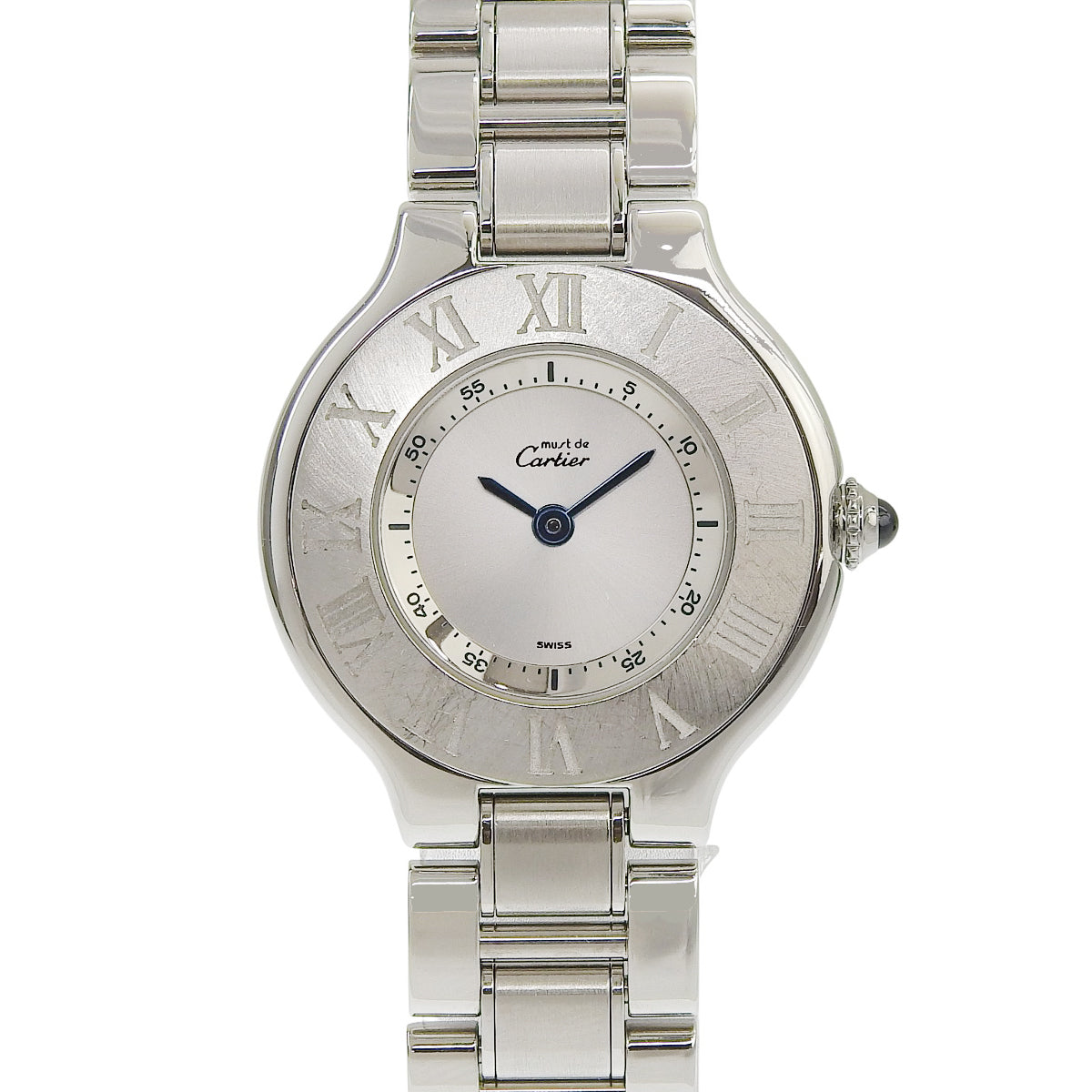 Must 21 Vantianne W10109T2 SS 银色石英女表