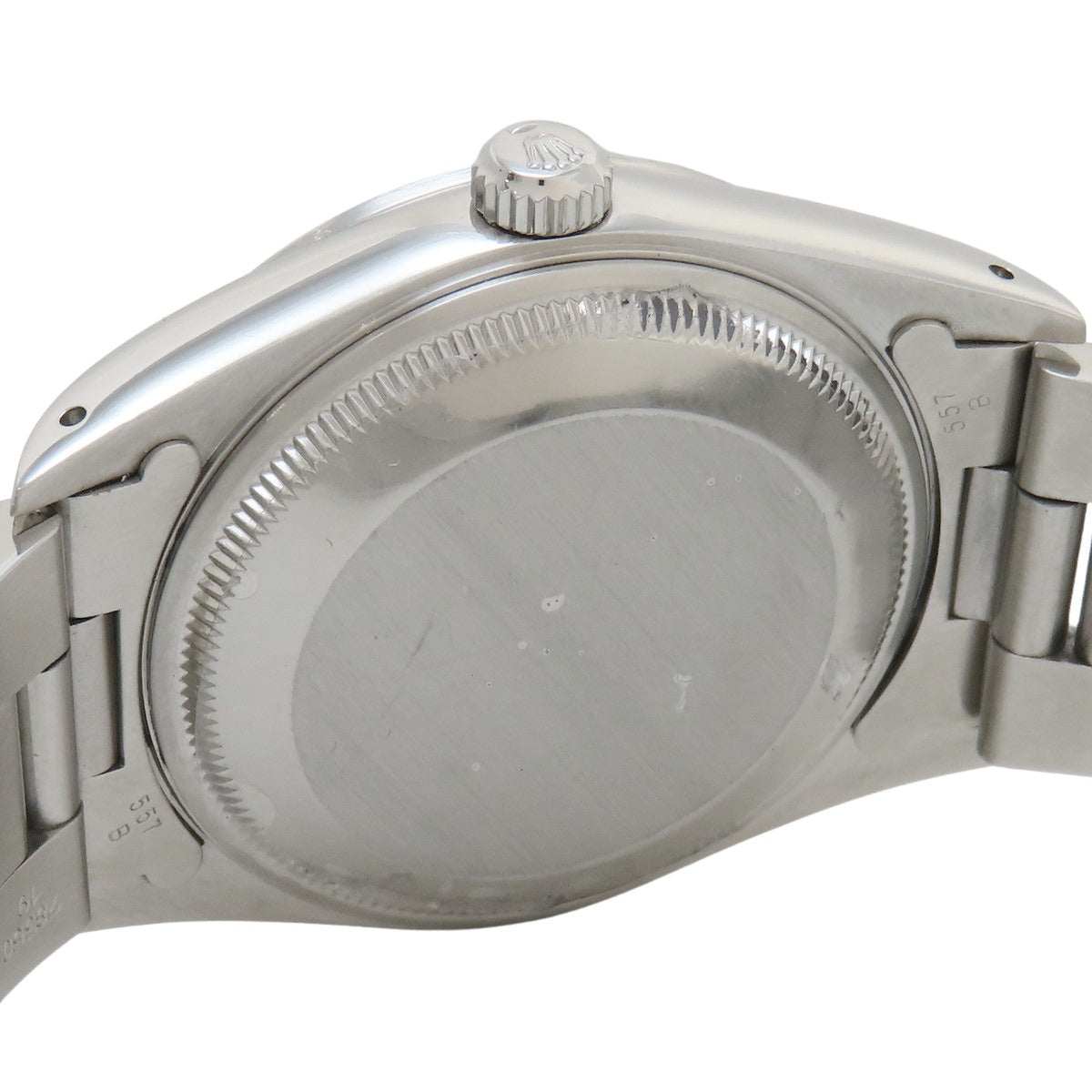 オイスターパーペチュアルデイト 15200 SS N番 ホワイト 自動巻き メンズ